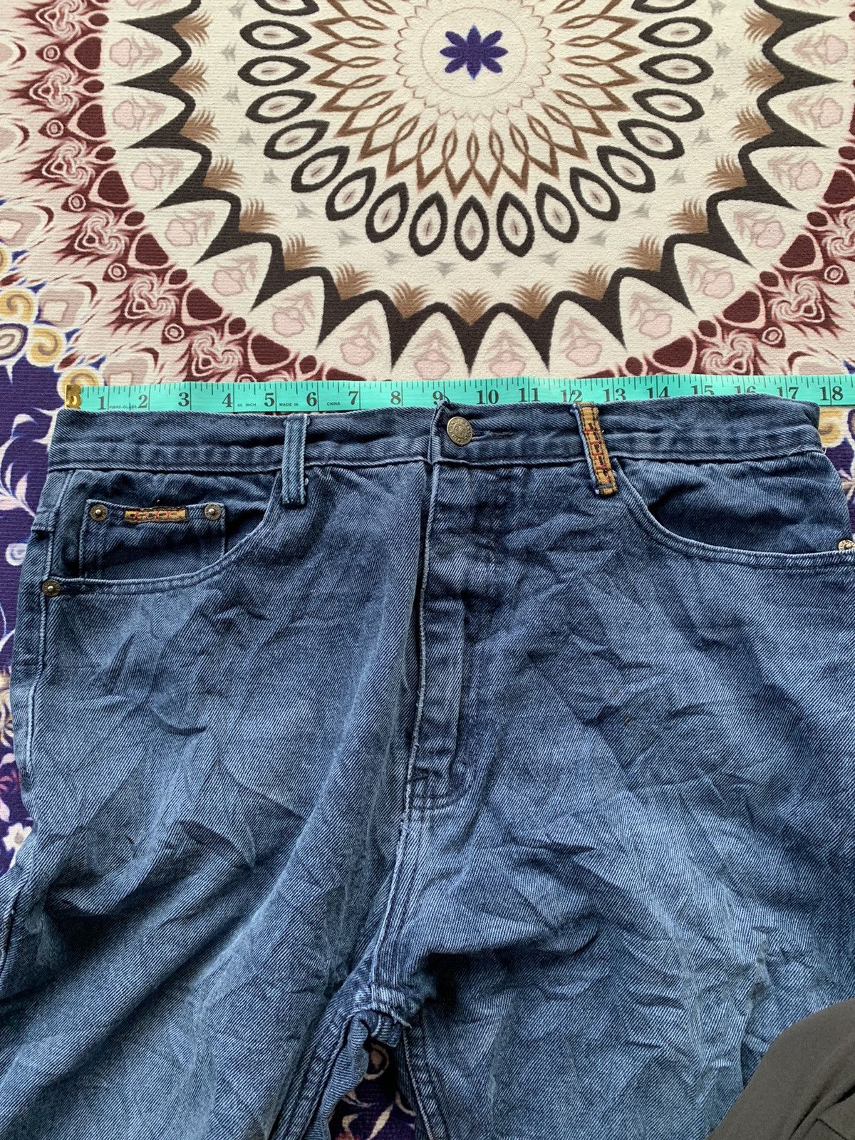 Japanese Brand Lily Winner Jeans Denim Size US 36 / EU 52 - 11 Thumbnail