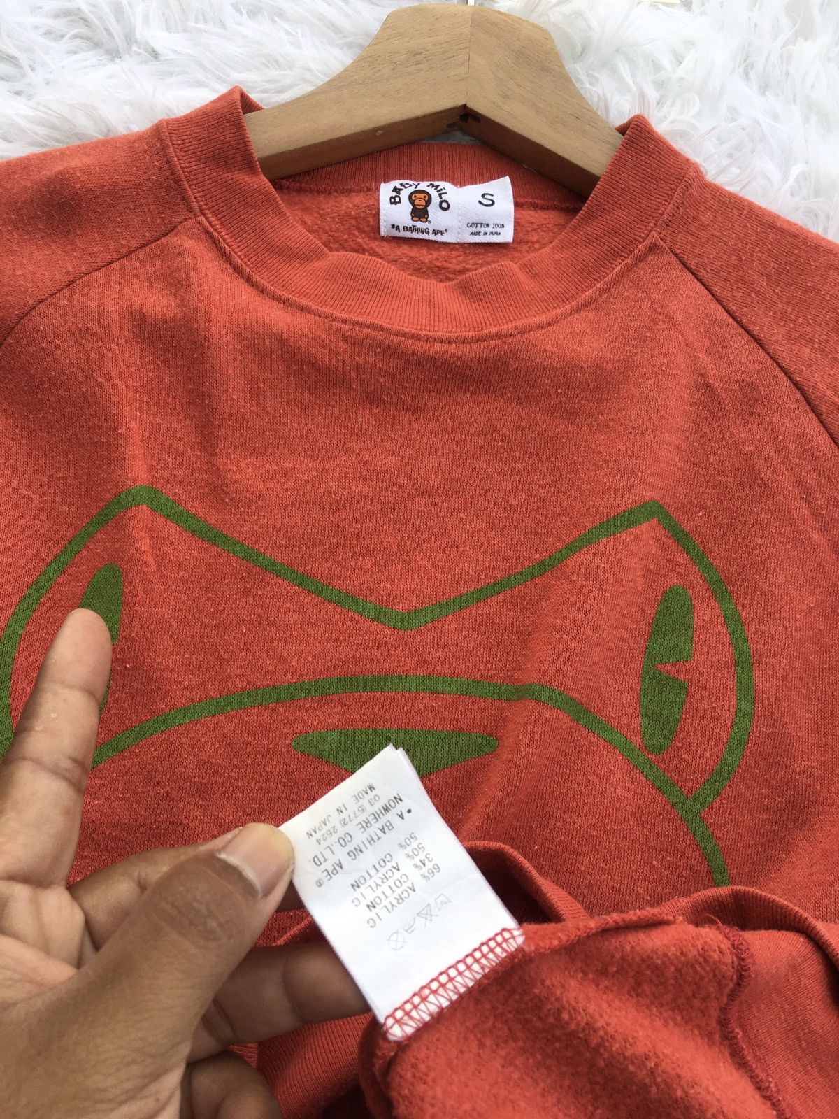 Bape Baby Milo Crewneck Size US S / EU 44-46 / 1 - 11 Thumbnail