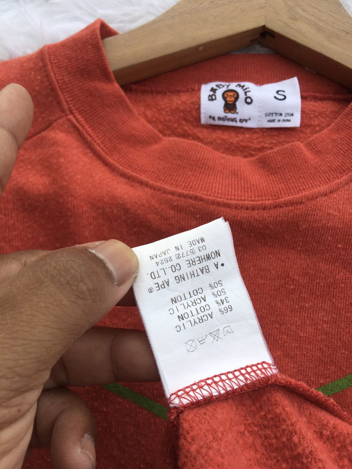 Bape Baby Milo Crewneck Size US S / EU 44-46 / 1 - 12 Thumbnail