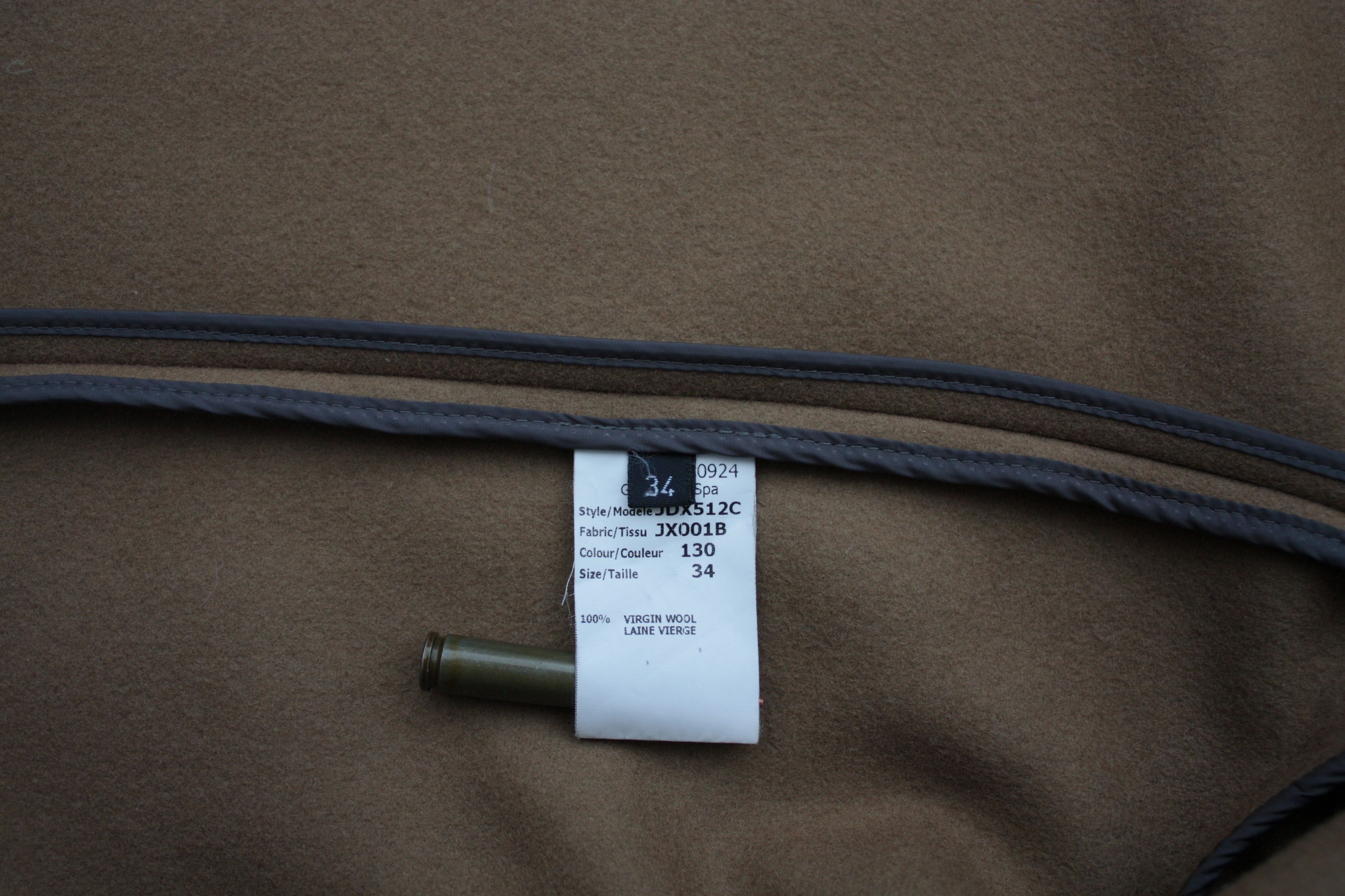 Jil Sander Jil Sander Beige Brown Wool Coat Women's 34 Made In Italy Size XS / US 0-2 / IT 36-38 - 6 Thumbnail