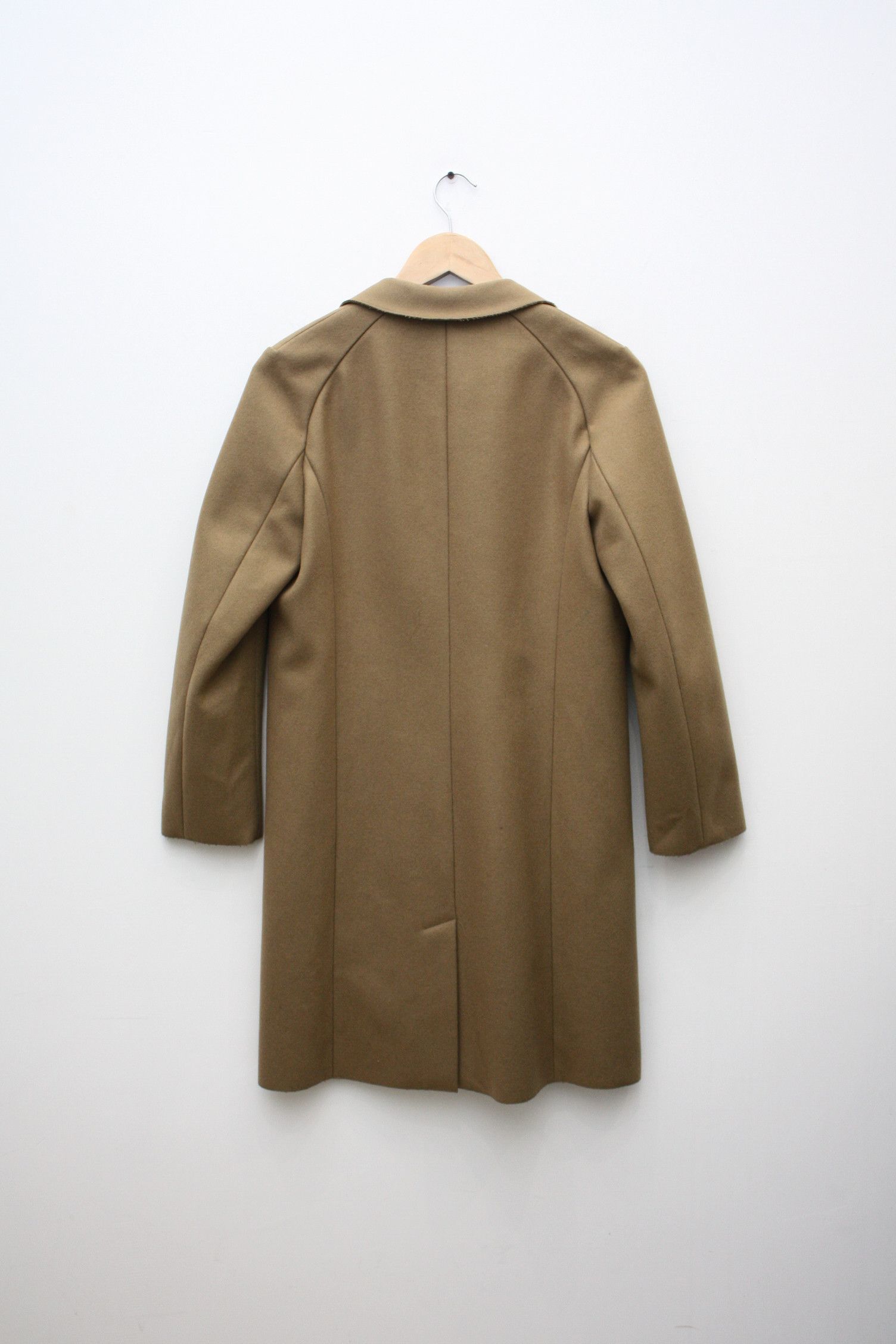Jil Sander Jil Sander Beige Brown Wool Coat Women's 34 Made In Italy Size XS / US 0-2 / IT 36-38 - 4 Thumbnail