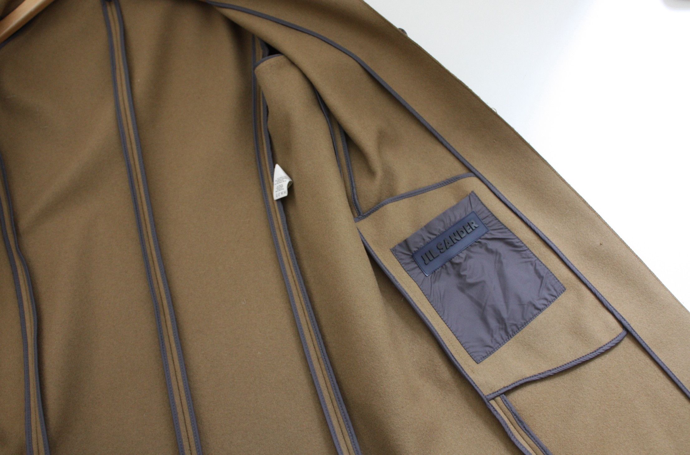Jil Sander Jil Sander Beige Brown Wool Coat Women's 34 Made In Italy Size XS / US 0-2 / IT 36-38 - 2 Thumbnail