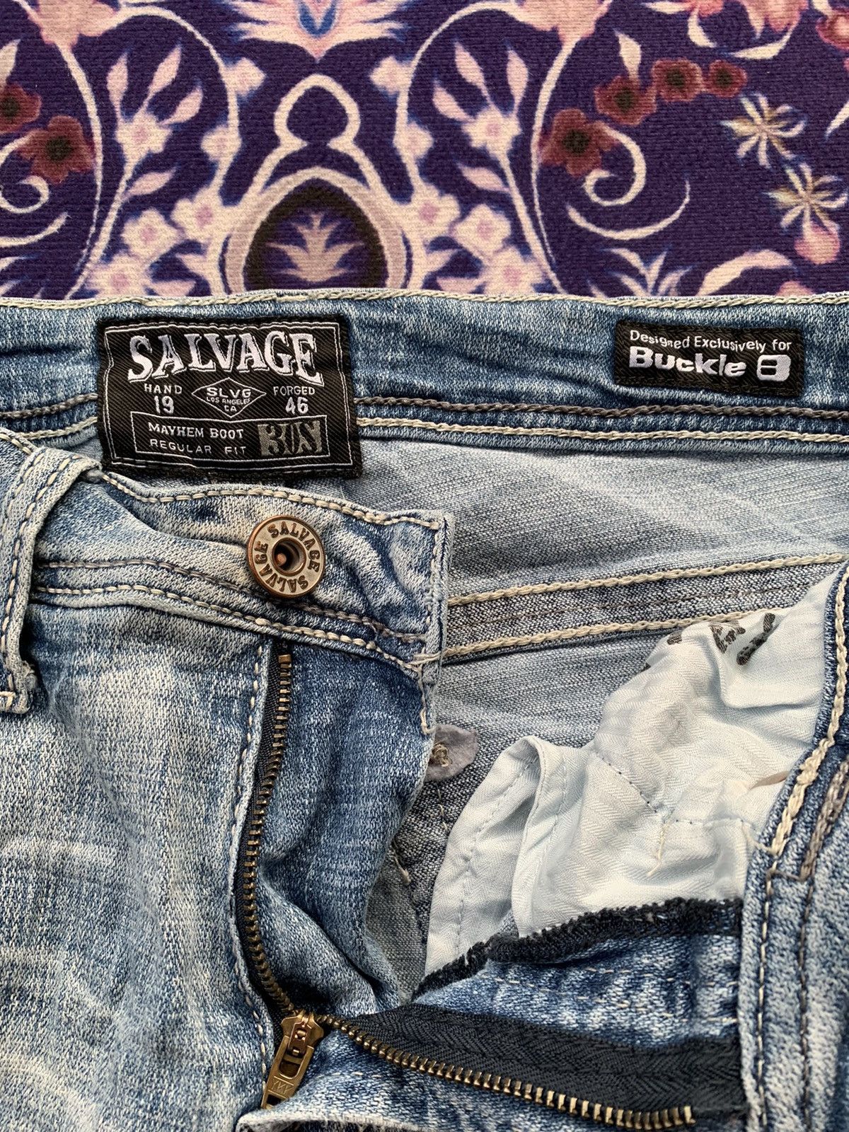 Designer Salvage Los Angeles Denim Size US 33 - 5 Thumbnail