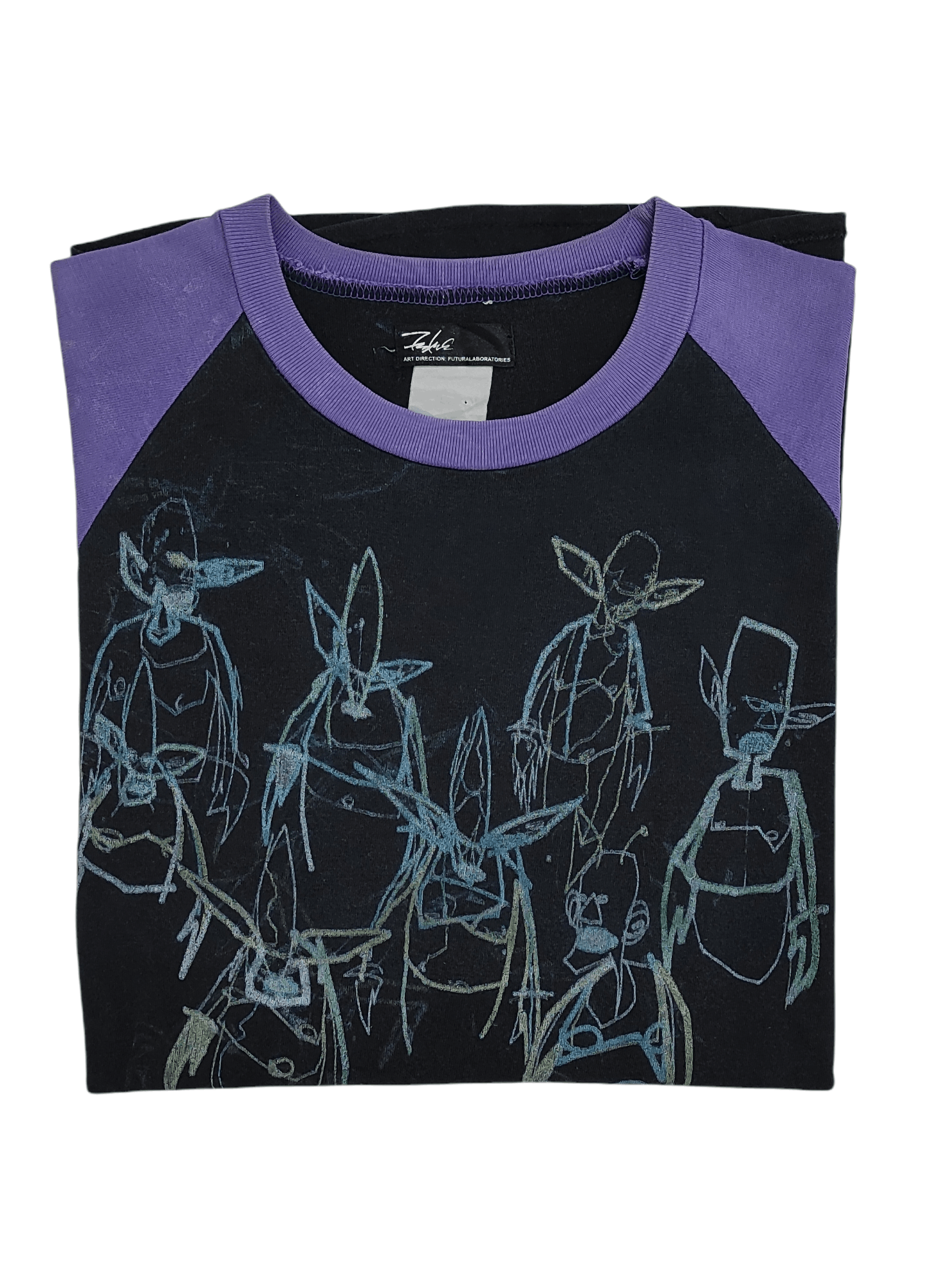Futura 2007 FUTURA LABORATORIES " BRAINS NOT BRAKES" raglan 3Qtr Size US M / EU 48-50 / 2 - 10 Thumbnail