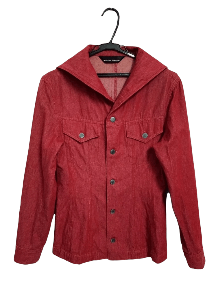 Hysteric Glamour Hysteric Glamour shawl collar Denim Jacket Size ONE SIZE - 2 Thumbnail