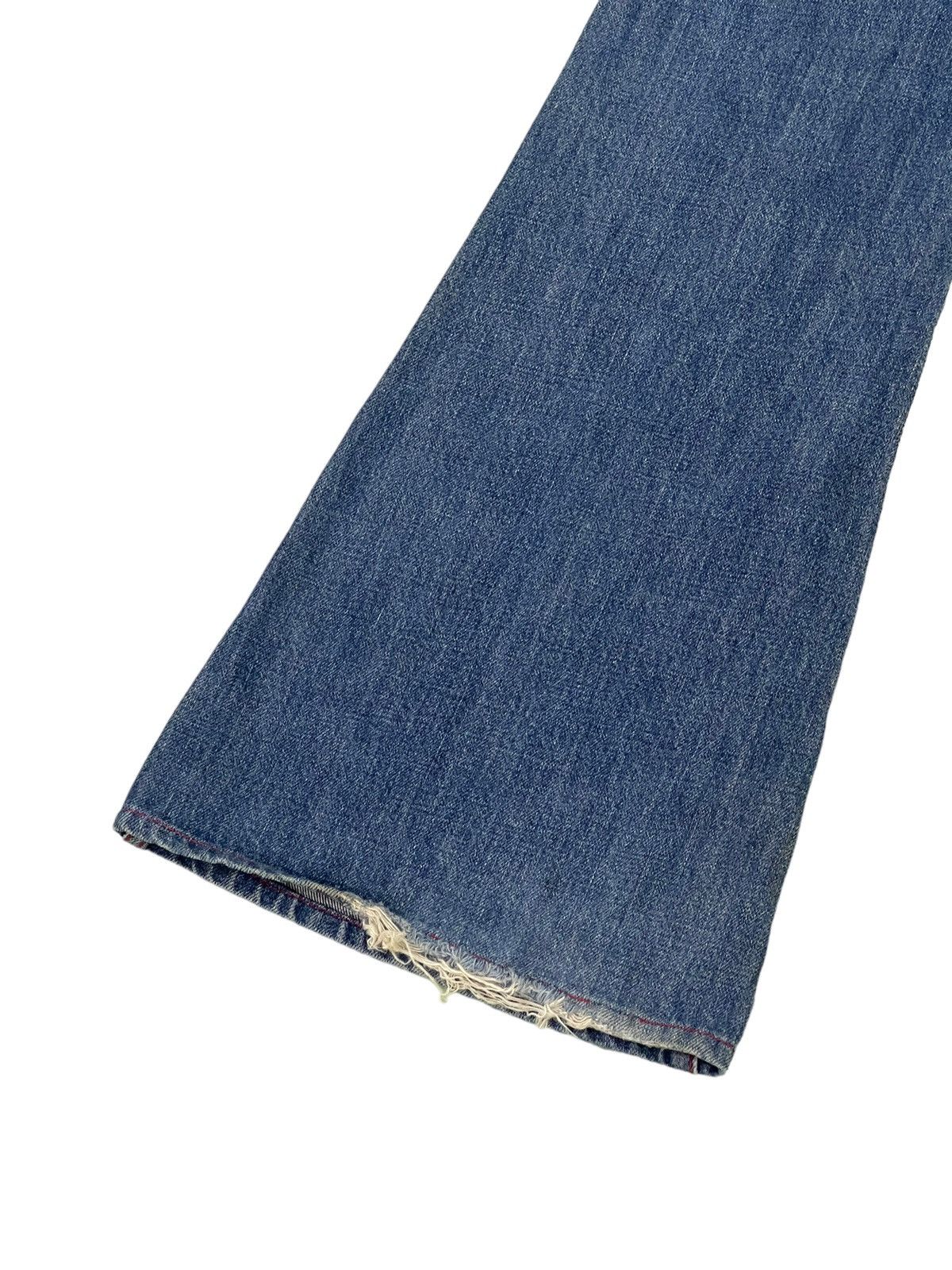 Big John Flare Jeans Vtg Big John Distress Denim Bell Bottom 1🟦 Size US 31 - 15 Thumbnail