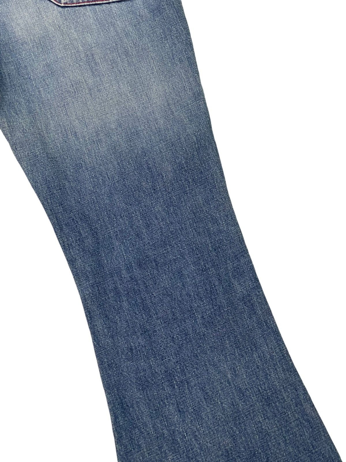 Big John Flare Jeans Vtg Big John Distress Denim Bell Bottom 1🟦 Size US 31 - 17 Thumbnail