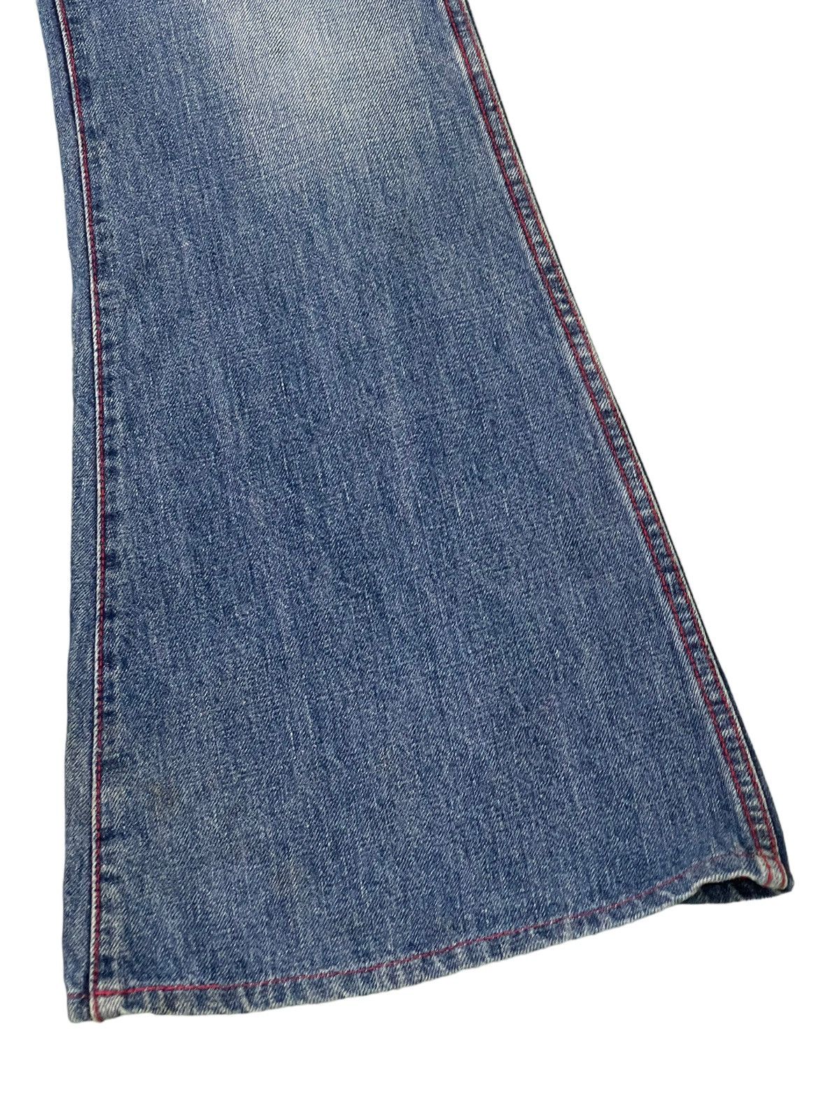 Big John Flare Jeans Vtg Big John Distress Denim Bell Bottom 1🟦 Size US 31 - 4 Thumbnail