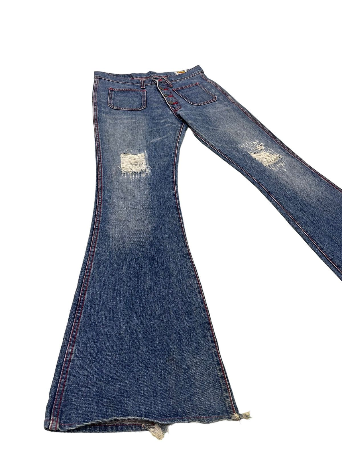 パンツ BIG JOHN super bell bottoms flare jeans MH401B (001) Tight-fitting bell bottom pants | BIG JOHN