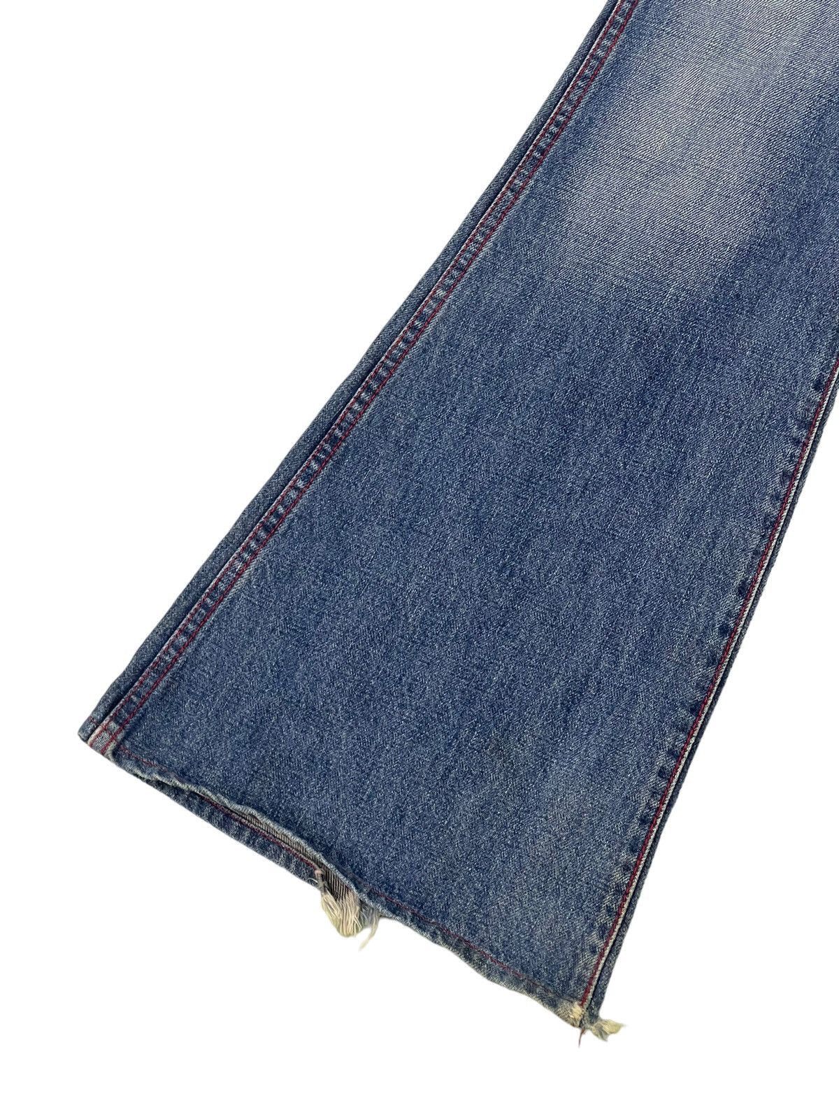 Big John Flare Jeans Vtg Big John Distress Denim Bell Bottom 1🟦 Size US 31 - 5 Thumbnail
