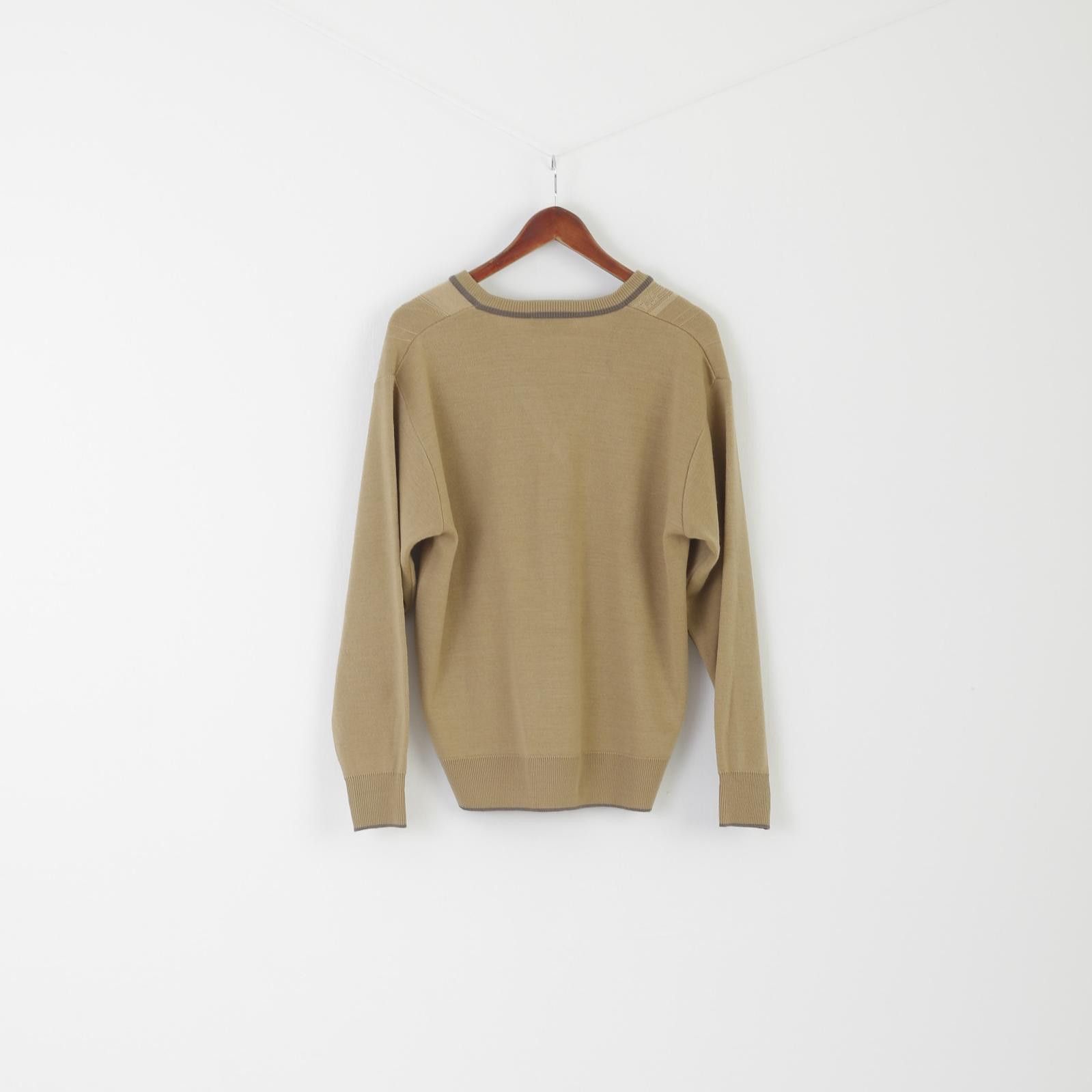 Gabicci Gabicci Men M Jumper Beige Wool Acrylic Blend 8517 Size US M / EU 48-50 / 2 - 8 Thumbnail