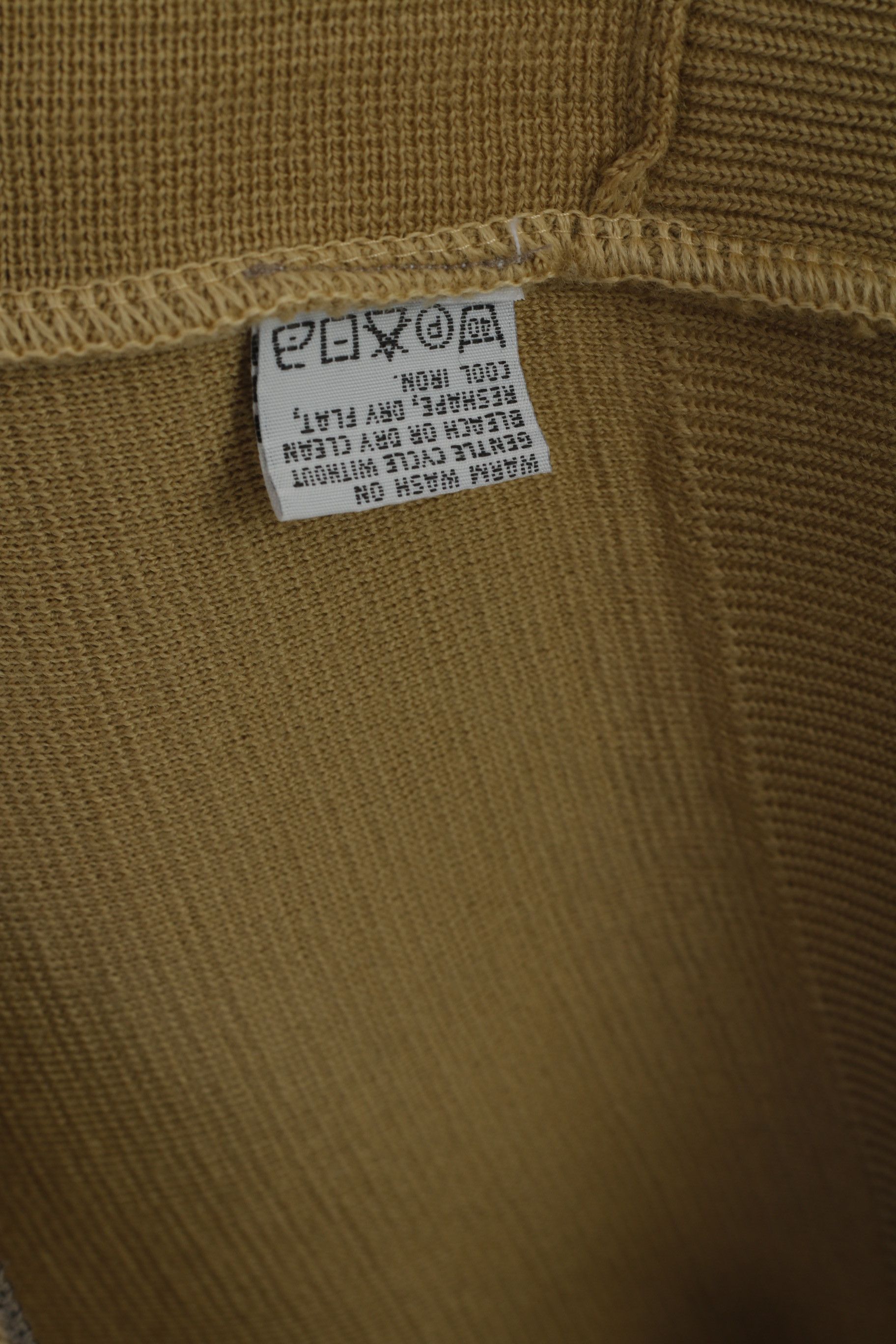 Gabicci Gabicci Men M Jumper Beige Wool Acrylic Blend 8517 Size US M / EU 48-50 / 2 - 6 Thumbnail
