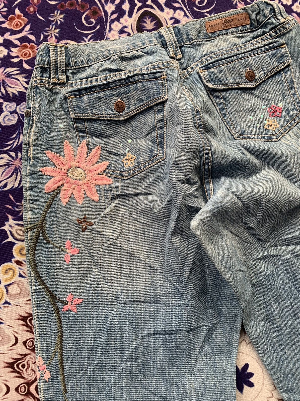 Gap Vintage Flare GAP Distressed Jeans Size 30" / US 8 / IT 44 - 9 Thumbnail