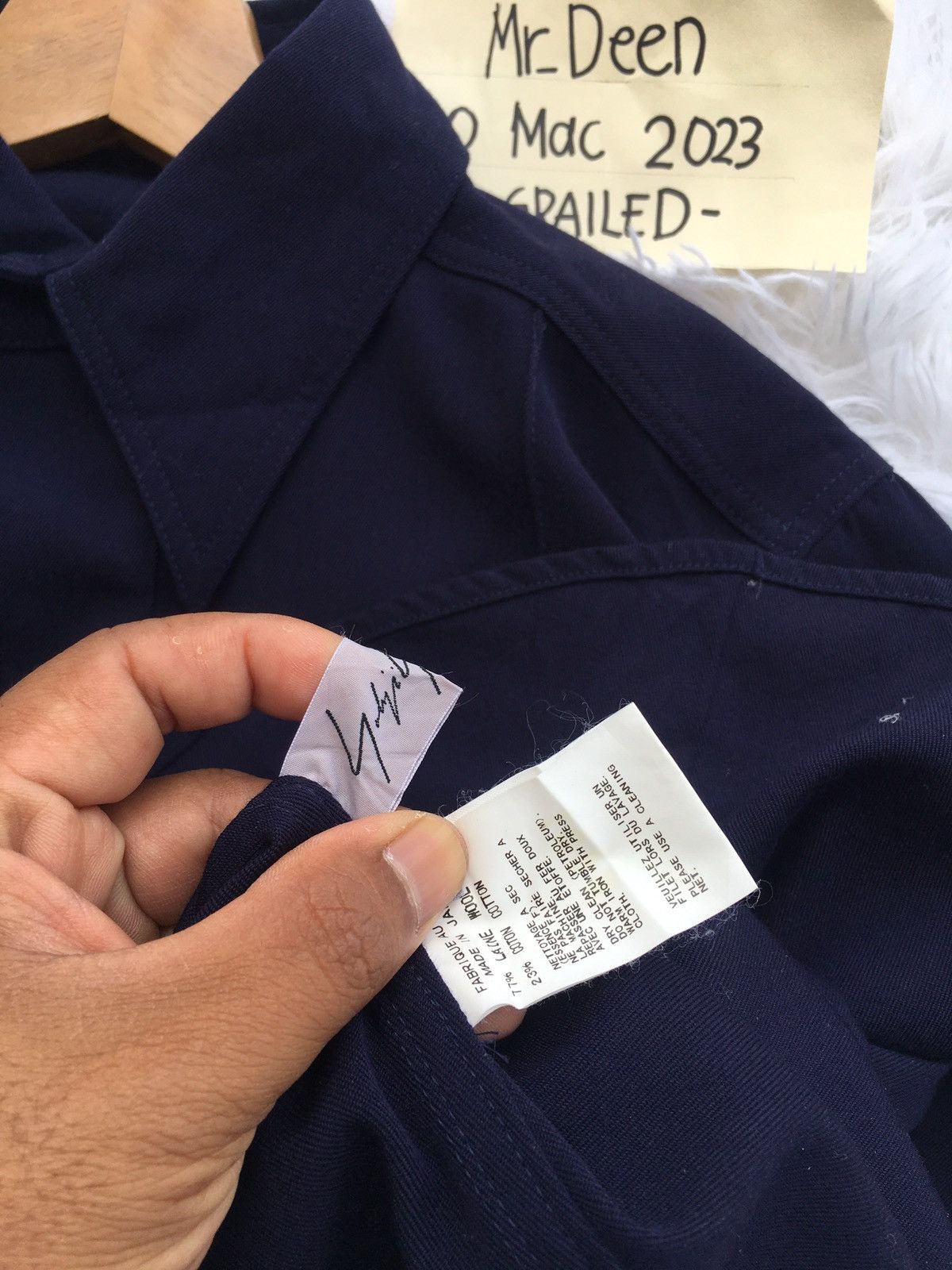 Yohji Yamamoto Vintage 90s Yohji Yamamoto Double Pocket Shirt Wool Dress Size M / US 6-8 / IT 42-44 - 10 Thumbnail