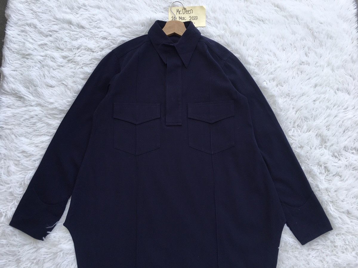 Yohji Yamamoto Vintage 90s Yohji Yamamoto Double Pocket Shirt Wool Dress Size M / US 6-8 / IT 42-44 - 6 Thumbnail