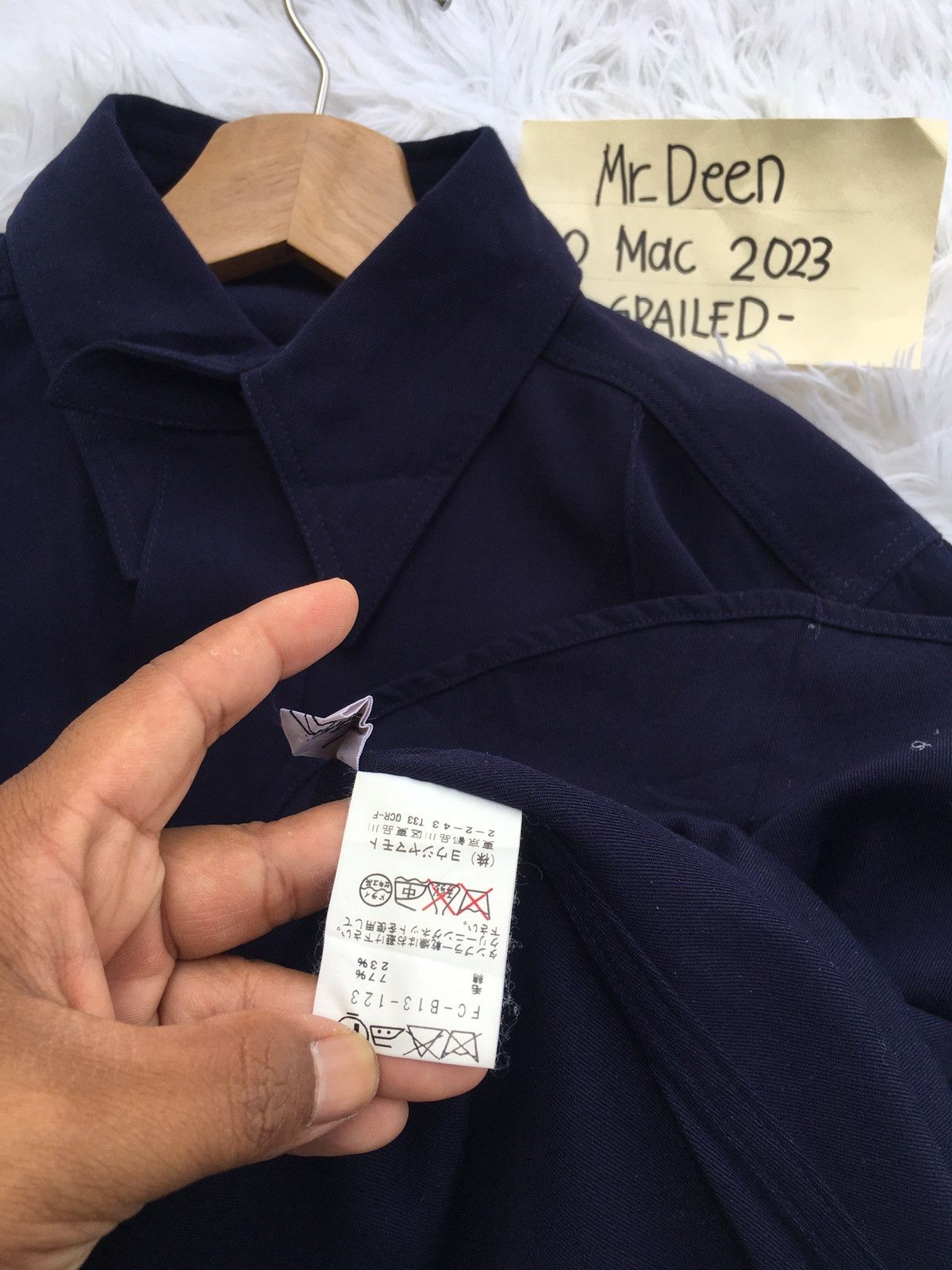 Yohji Yamamoto Vintage 90s Yohji Yamamoto Double Pocket Shirt Wool Dress Size M / US 6-8 / IT 42-44 - 13 Thumbnail