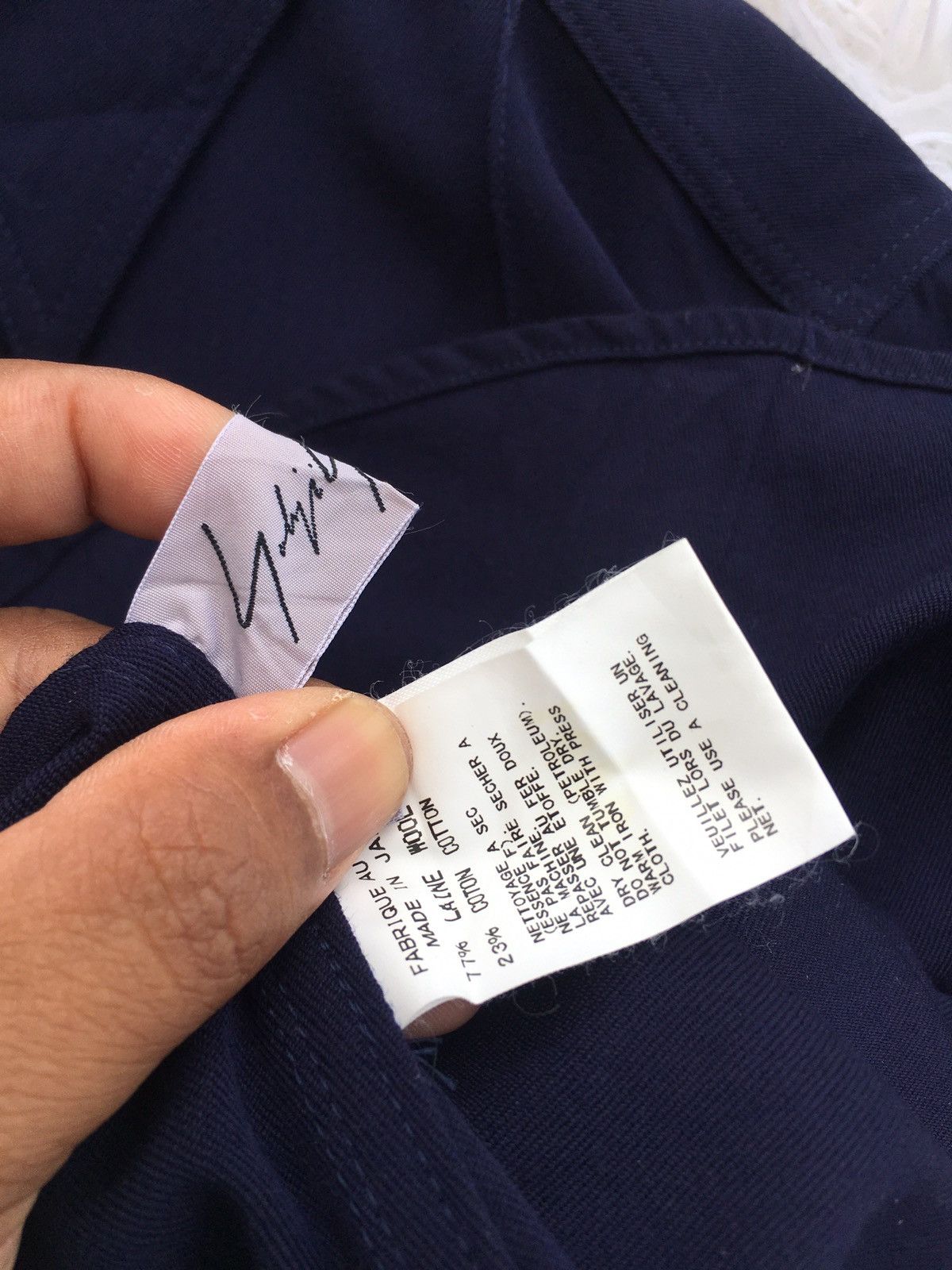 Yohji Yamamoto Vintage 90s Yohji Yamamoto Double Pocket Shirt Wool Dress Size M / US 6-8 / IT 42-44 - 11 Thumbnail