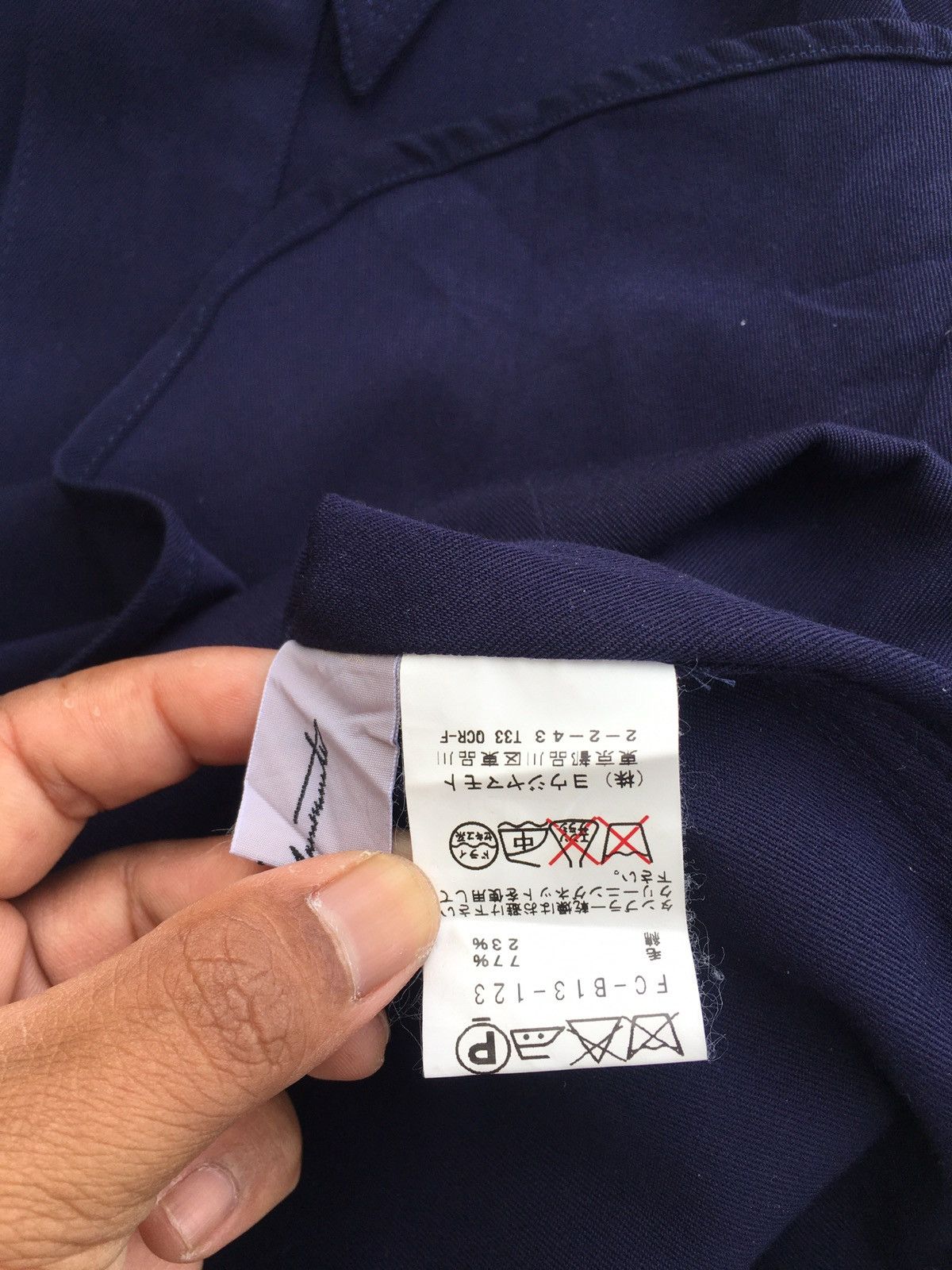 Yohji Yamamoto Vintage 90s Yohji Yamamoto Double Pocket Shirt Wool Dress Size M / US 6-8 / IT 42-44 - 15 Thumbnail