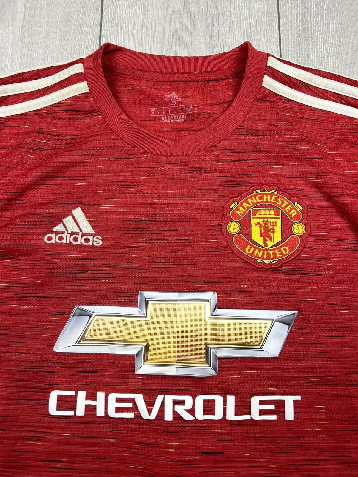 Other Manchester United Adidas Jersey 2020 Size S #34 Van De Beek Size US S / EU 44-46 / 1 - 5 Thumbnail