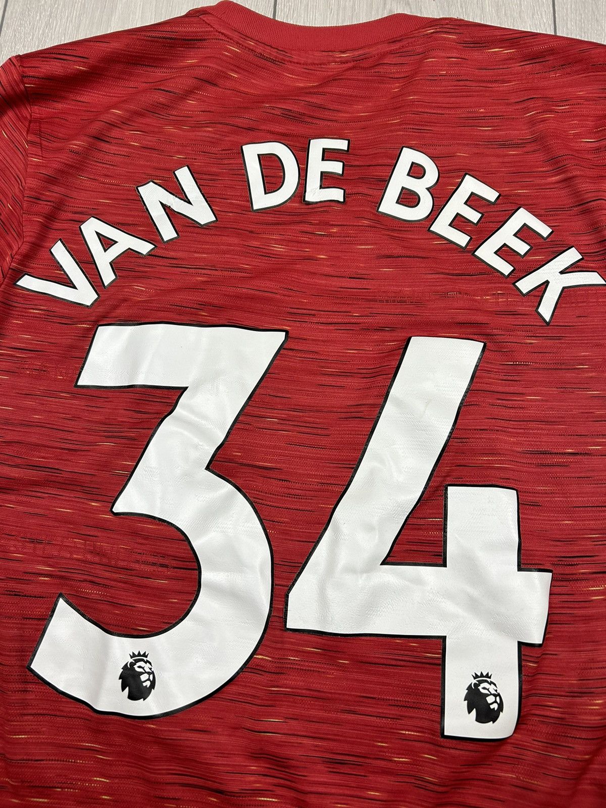 Other Manchester United Adidas Jersey 2020 Size S #34 Van De Beek Size US S / EU 44-46 / 1 - 9 Thumbnail