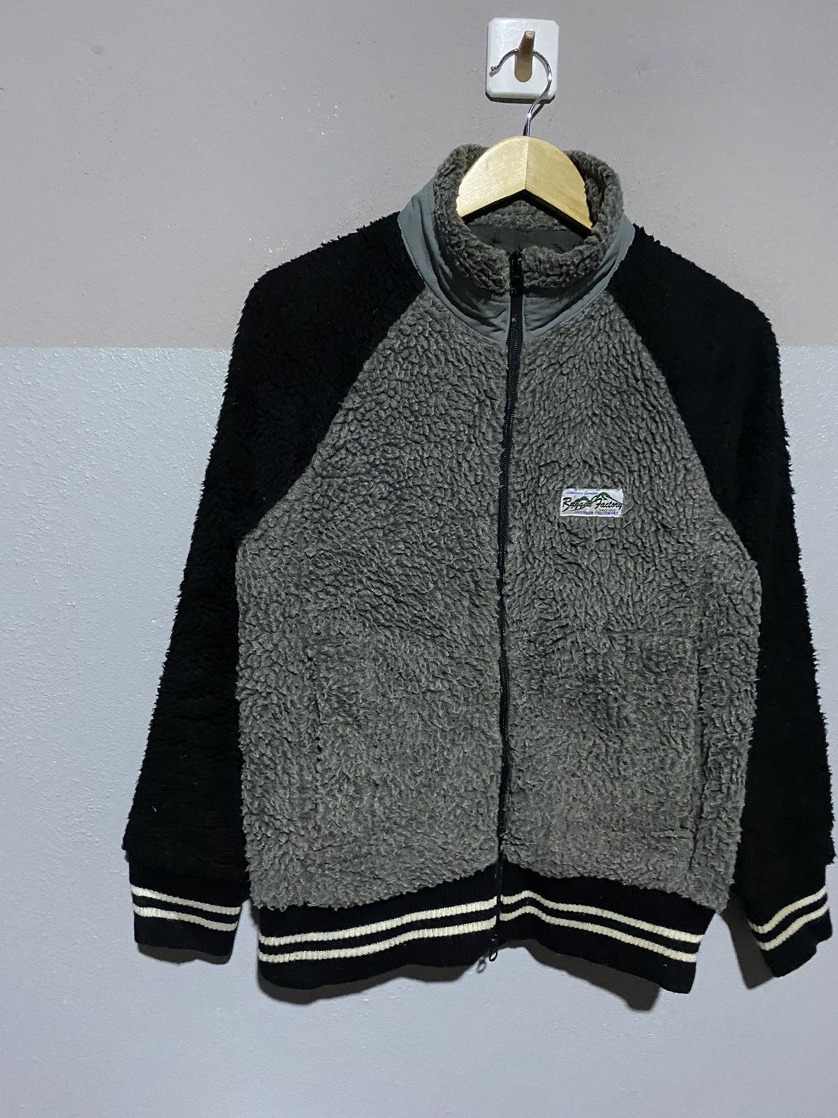 Japanese Brand 🔥SALE🔥RUHGED FACTORY SHERLING FLEECE JACKET Size US M / EU 48-50 / 2 - 4 Thumbnail