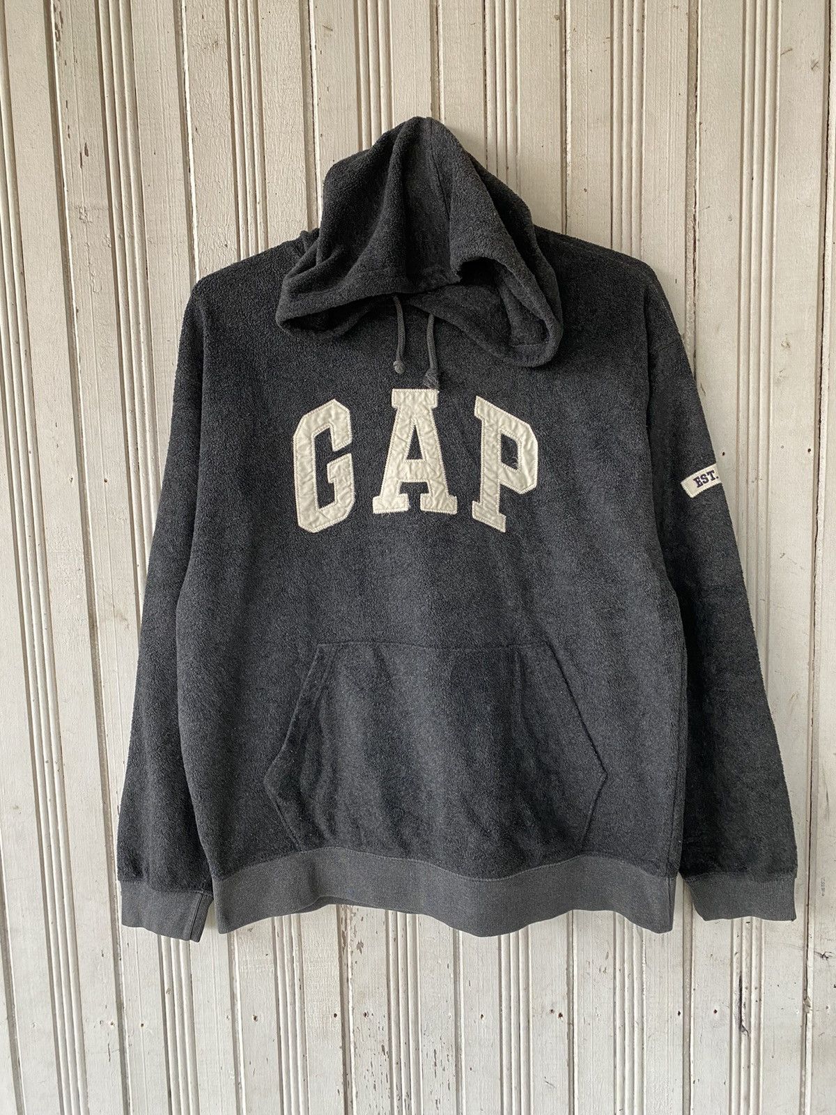 Gap × Vintage Vintage Distressed Gap Big logo Hoodie Size US M / EU 48-50 / 2 - 1 Thumbnail