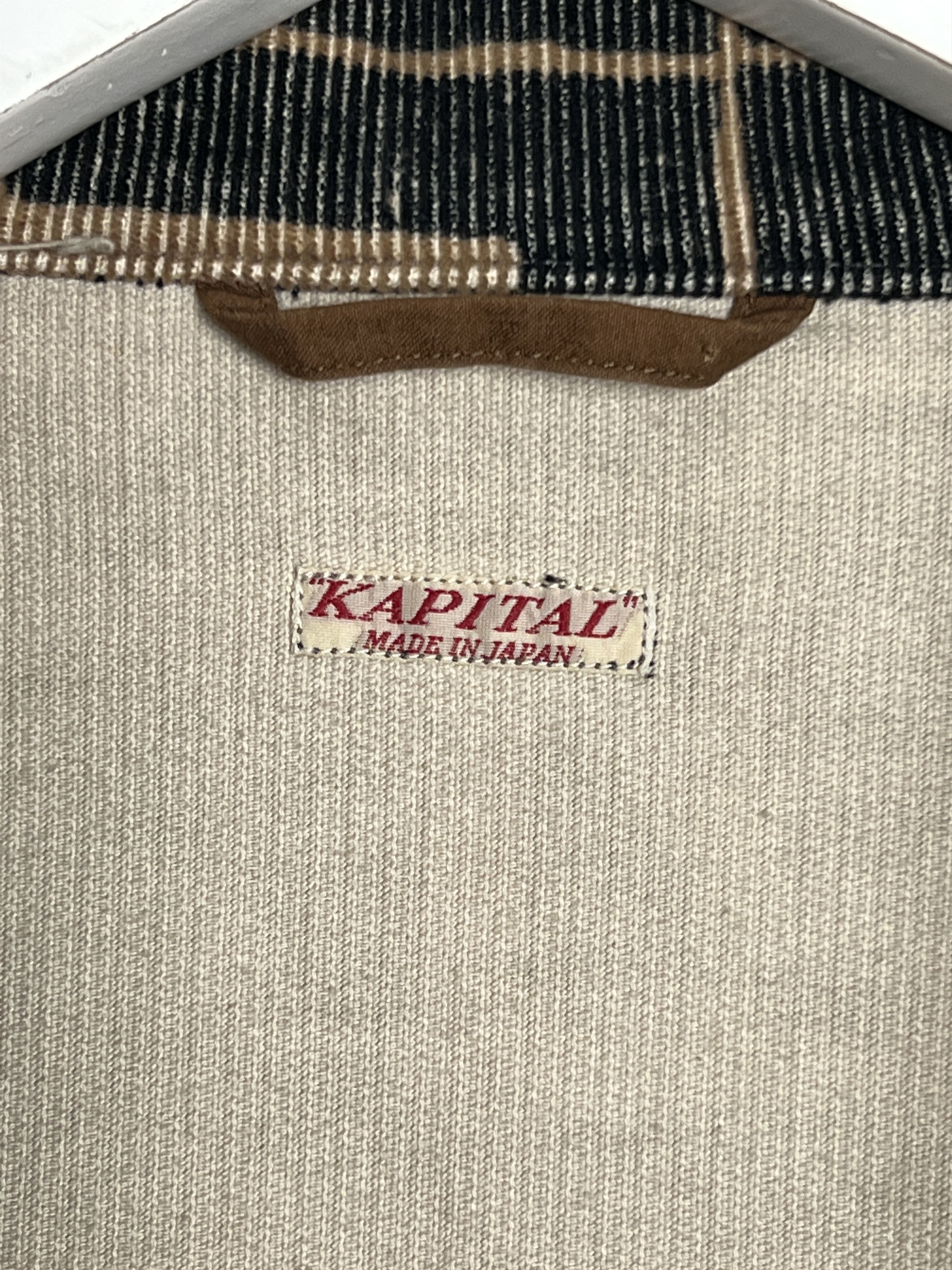 Kapital Long Double Breasted Native Printed Corduroy Coat Size US S / EU 44-46 / 1 - 7 Thumbnail