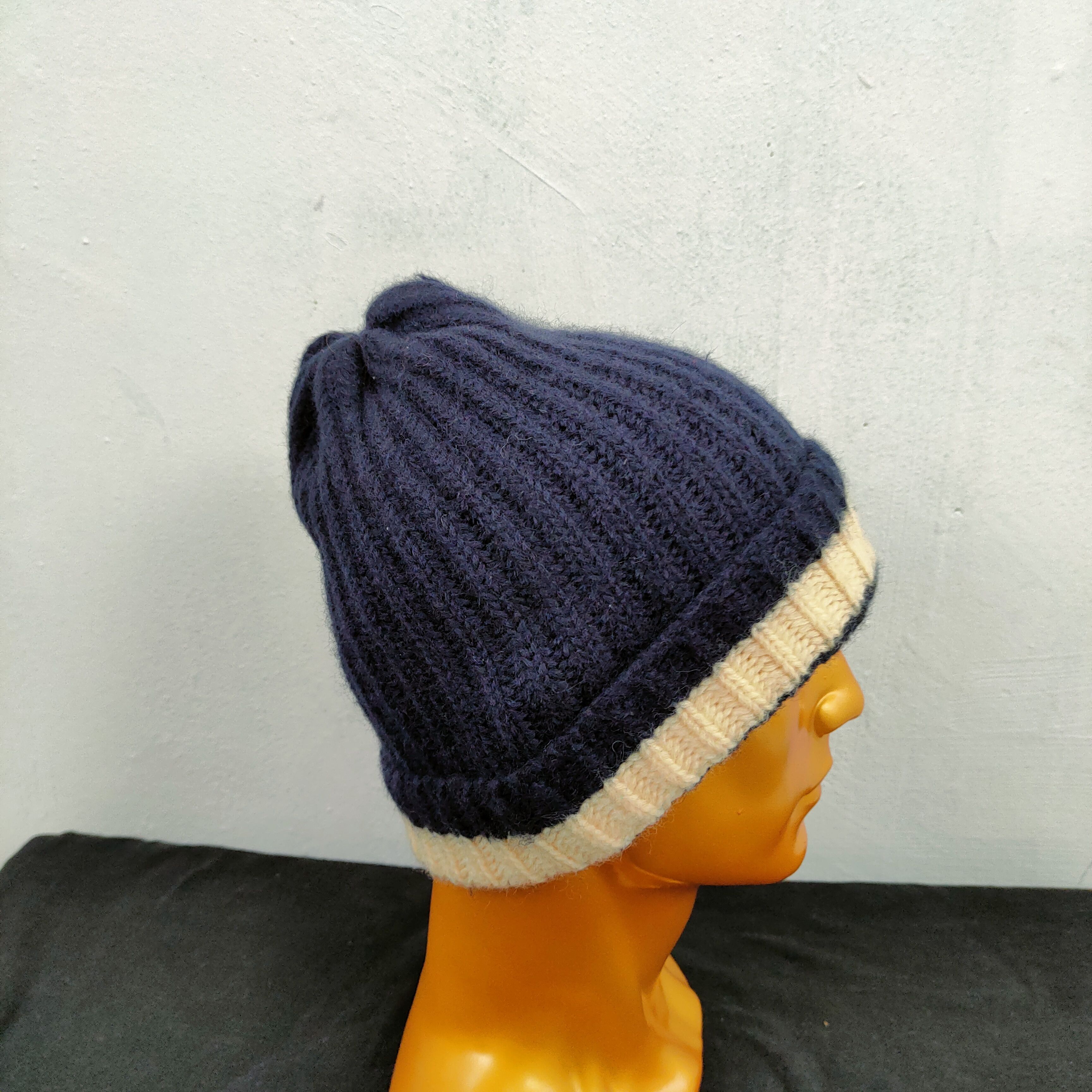 Vintage 💥 BESTOFFER 💥 JAPANESE WOOL KNIT BEANIE HAT Size ONE SIZE - 2 Thumbnail