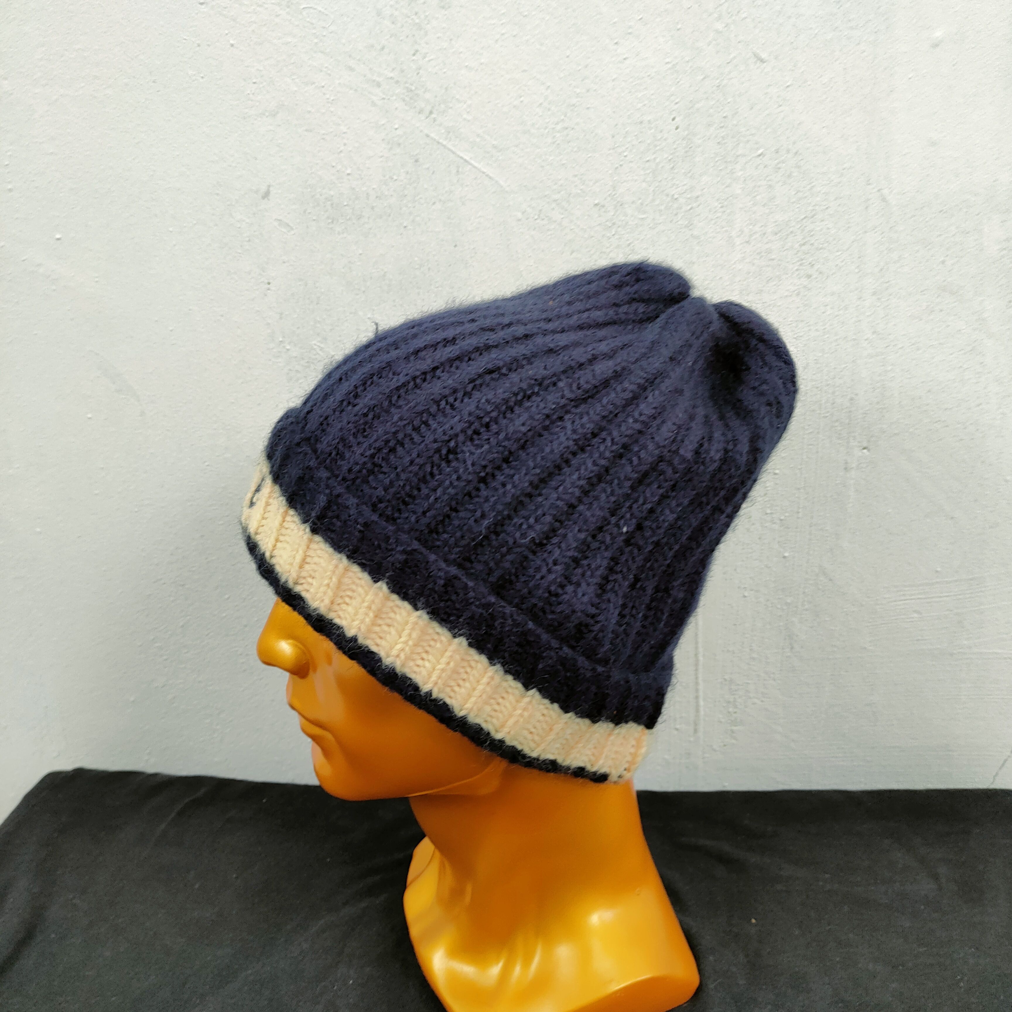 Vintage 💥 BESTOFFER 💥 JAPANESE WOOL KNIT BEANIE HAT Size ONE SIZE - 1 Thumbnail