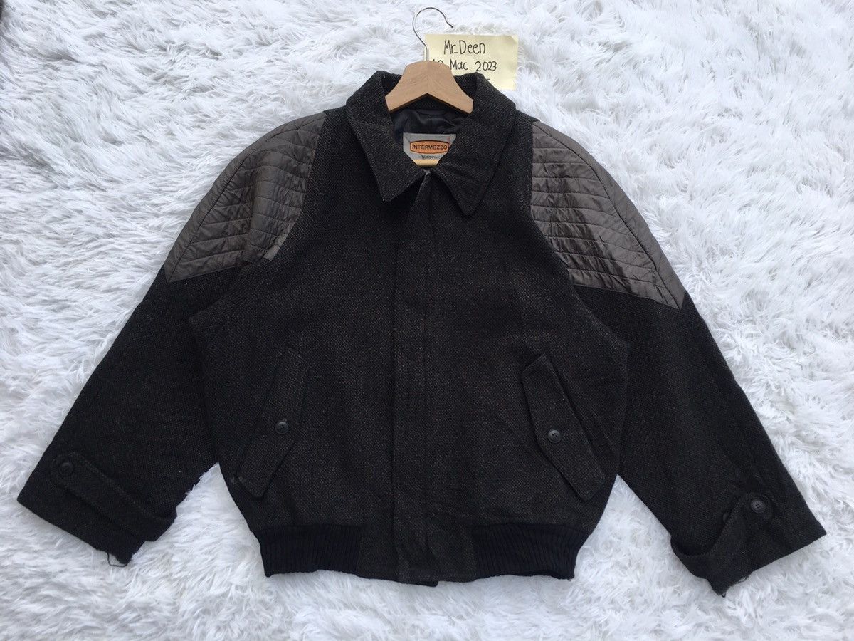 image of Vintage Intermezzo Wool Jacket in Black, Men's (Size Large)