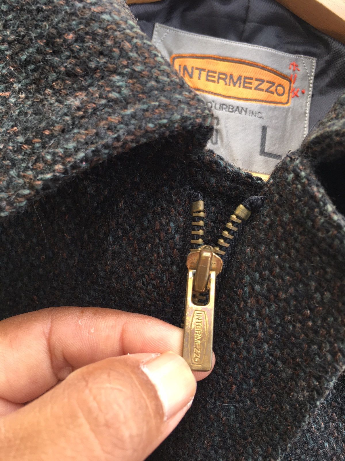 Japanese Brand Rare Vintage Intermezzo Wool Jacket Size US L / EU 52-54 / 3 - 10 Thumbnail
