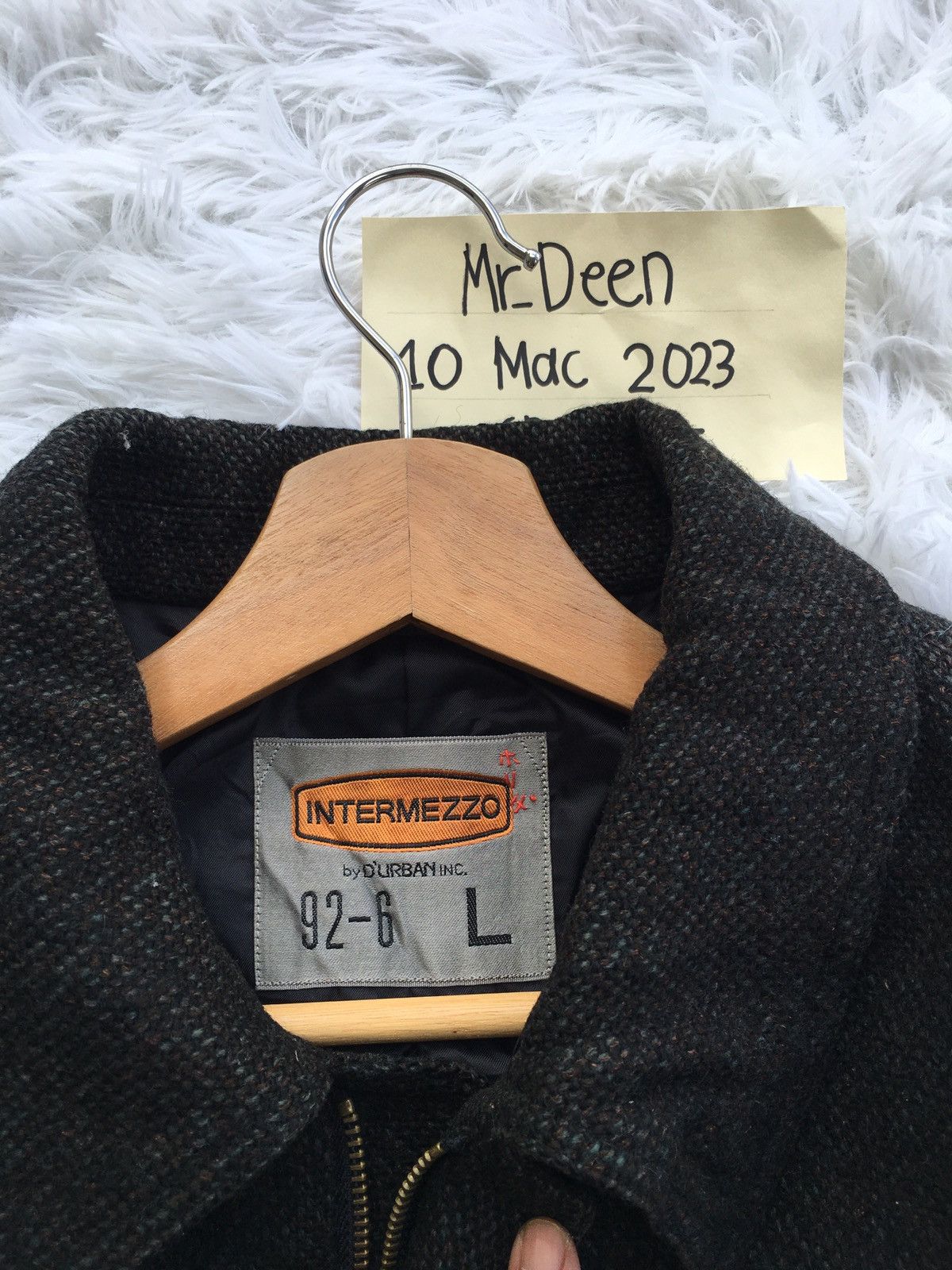 Japanese Brand Rare Vintage Intermezzo Wool Jacket Size US L / EU 52-54 / 3 - 8 Thumbnail