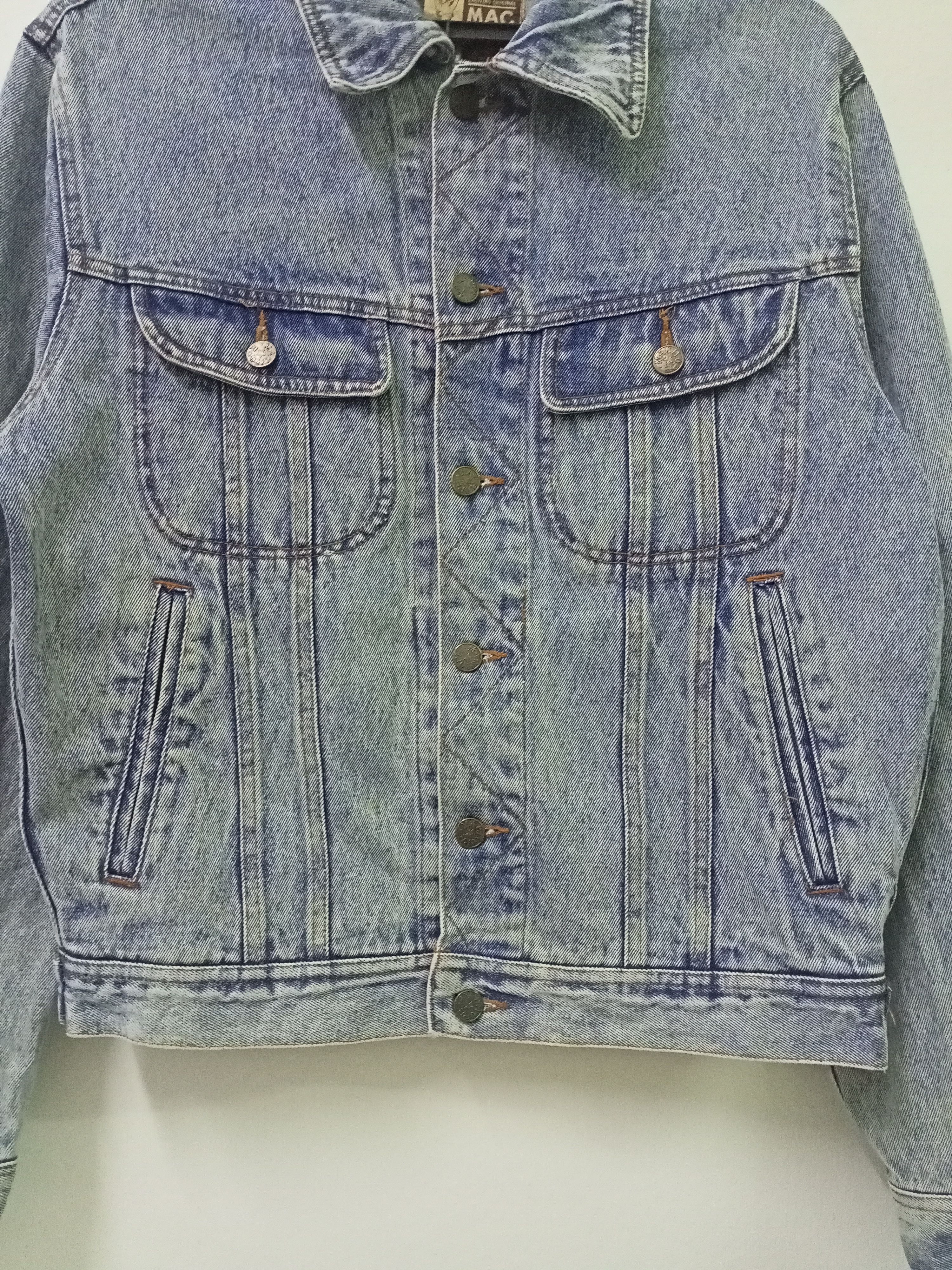 Japanese Brand Vintage Mac Hope Denim Jeans Trucker Jacket Size US L / EU 52-54 / 3 - 3 Thumbnail