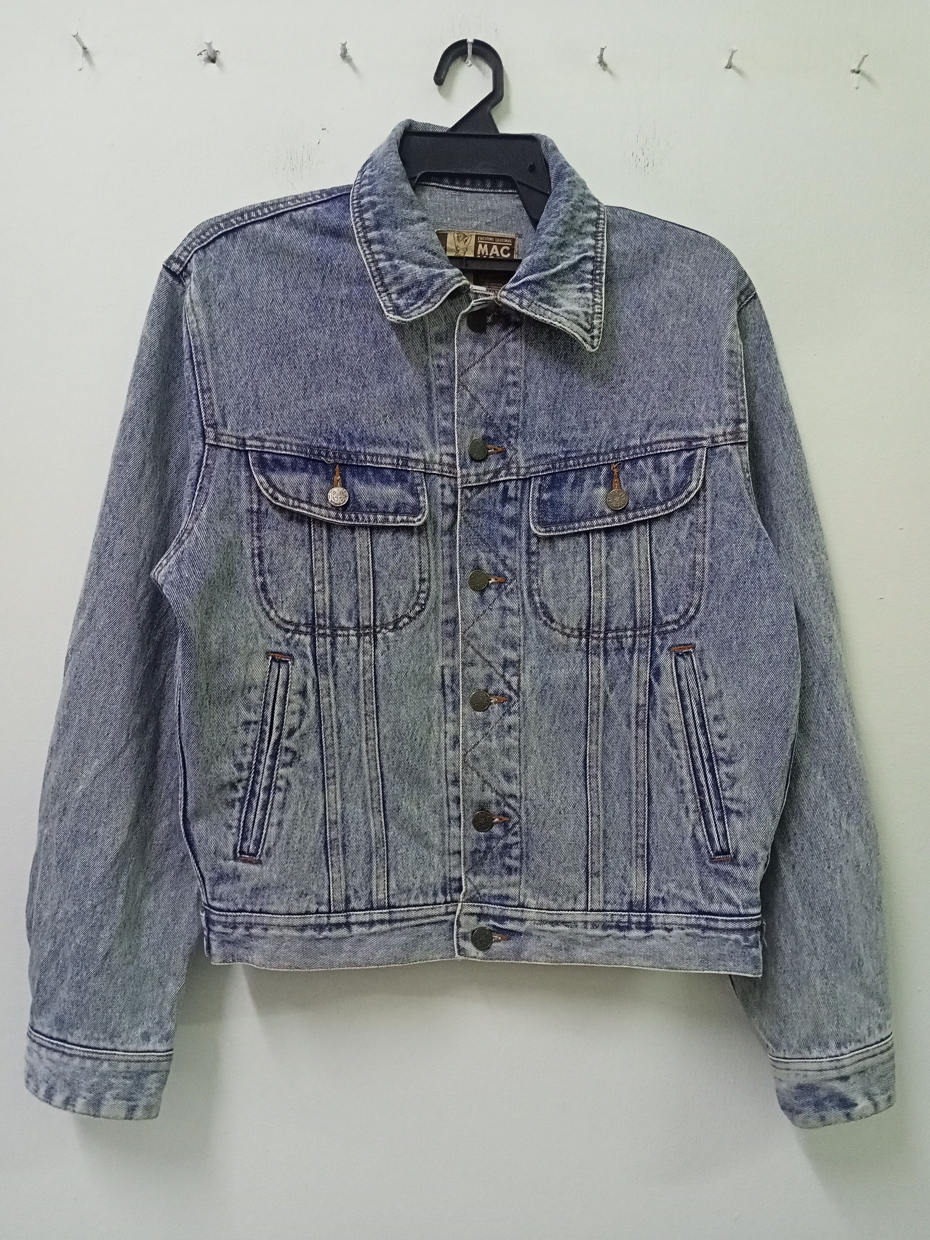 Japanese Brand Vintage Mac Hope Denim Jeans Trucker Jacket Size US L / EU 52-54 / 3 - 1 Thumbnail