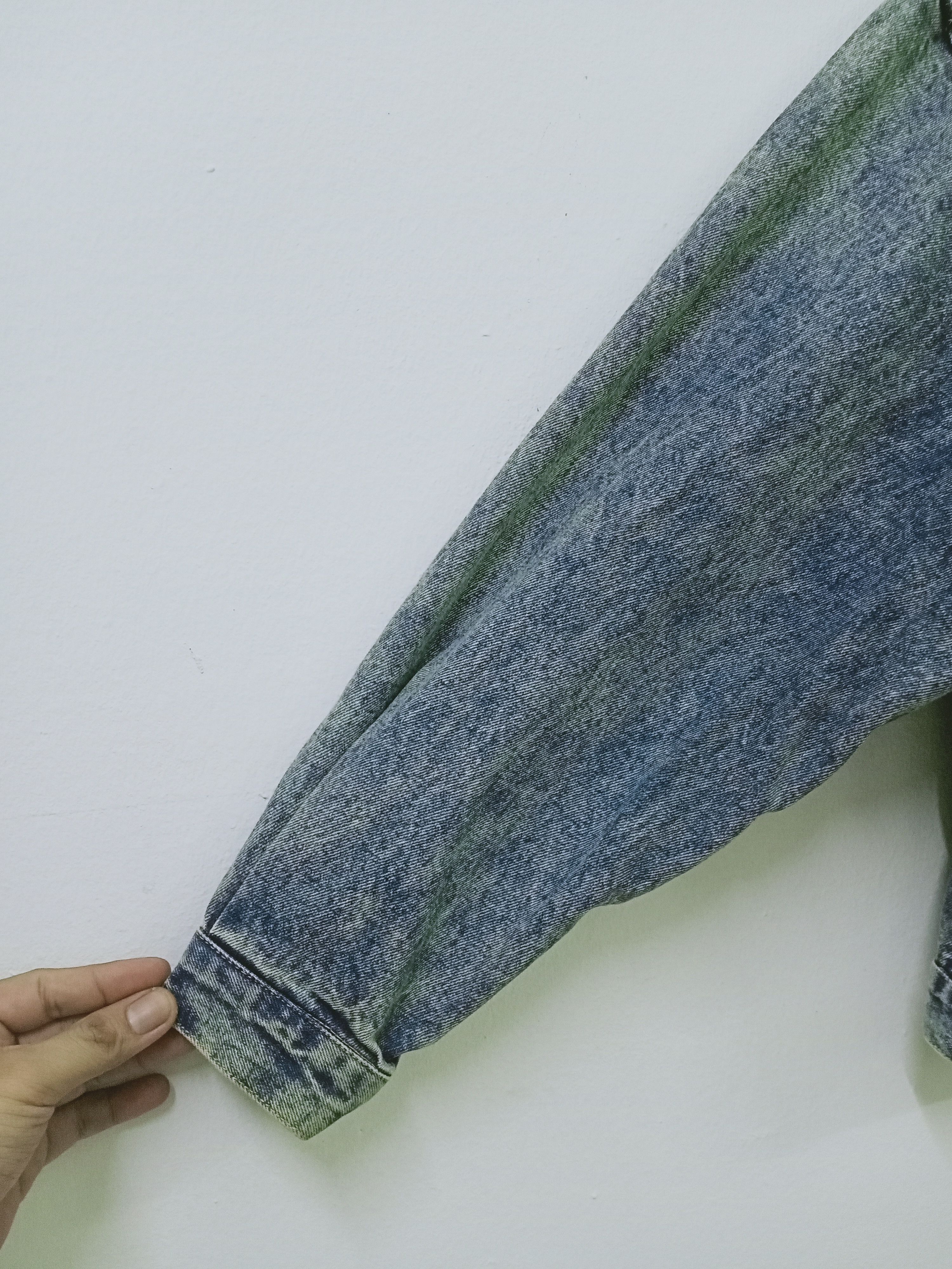 Japanese Brand Vintage Acid Wash Trucker Denim Jeans Jacket Size US L / EU 52-54 / 3 - 4 Thumbnail