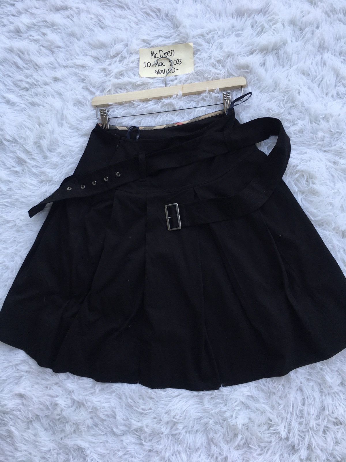 Burberry Rare Vintage Burberry Midi Skirt Size 28" / US 6 / IT 42 - 4 Thumbnail