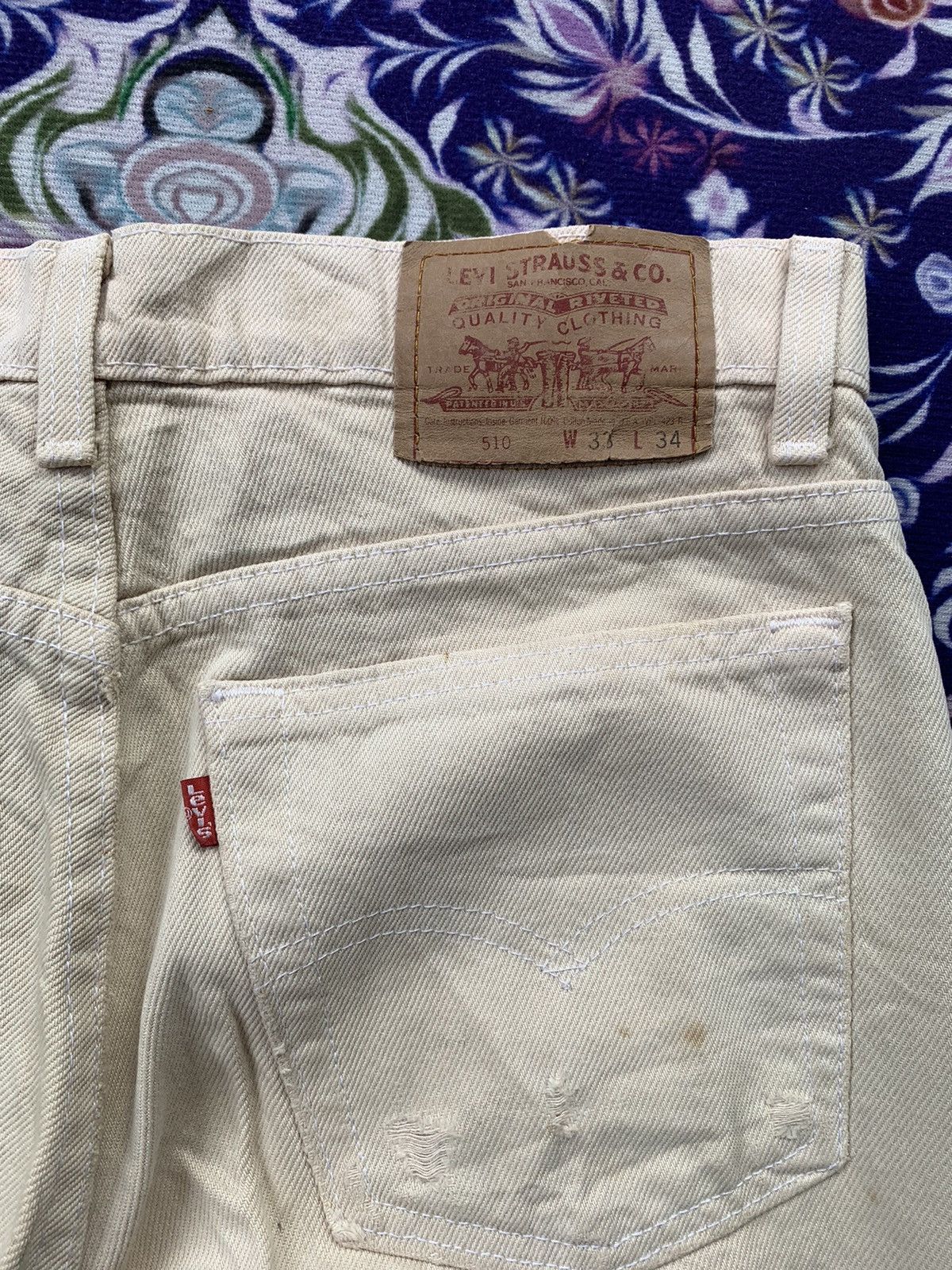 Levi's Vintage Levis 510 Denim Size US 33 - 7 Thumbnail