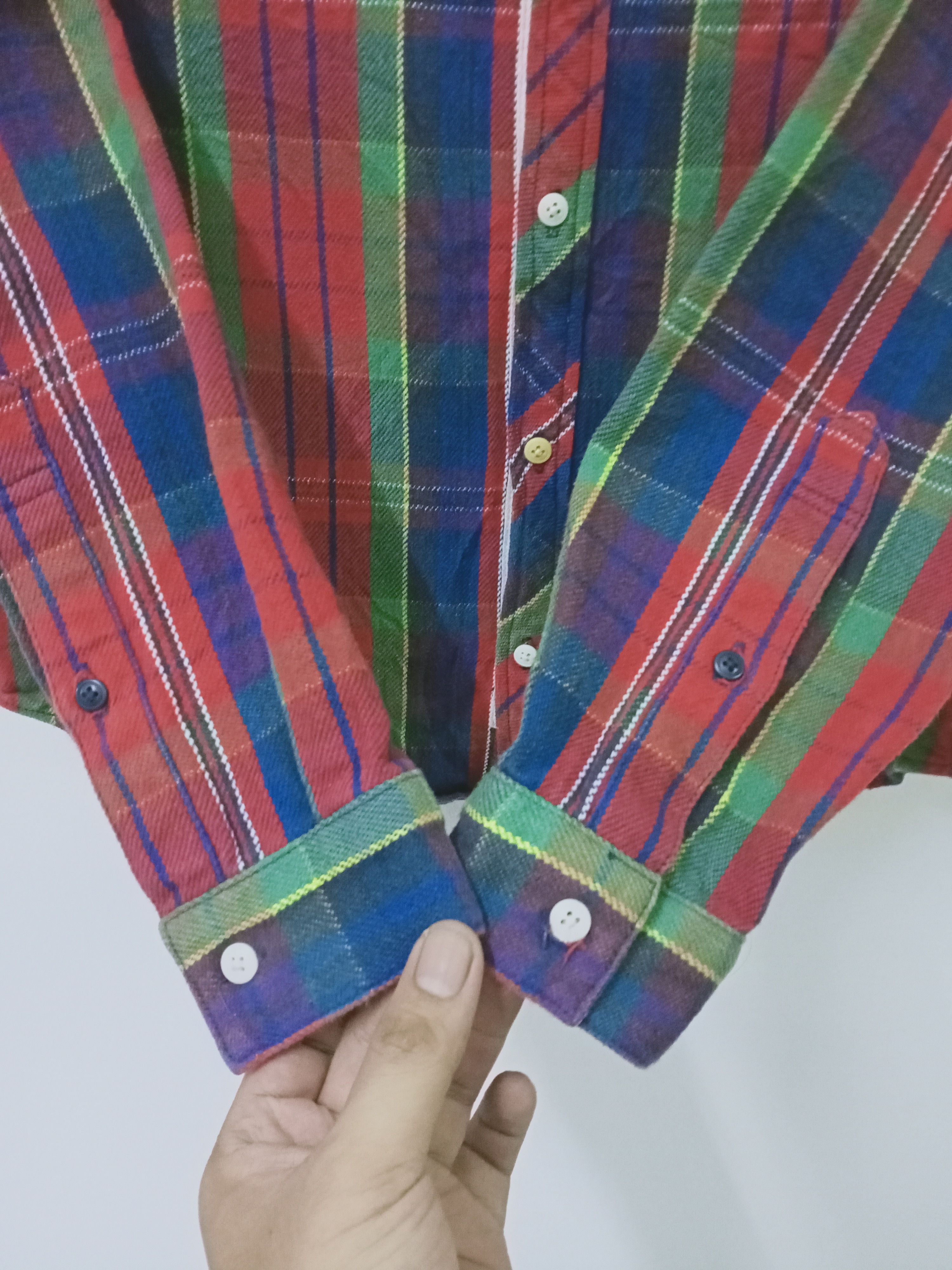 Flannel Simplicite Plus Plaid Flannel Shirt Button Up Size US M / EU 48-50 / 2 - 4 Thumbnail