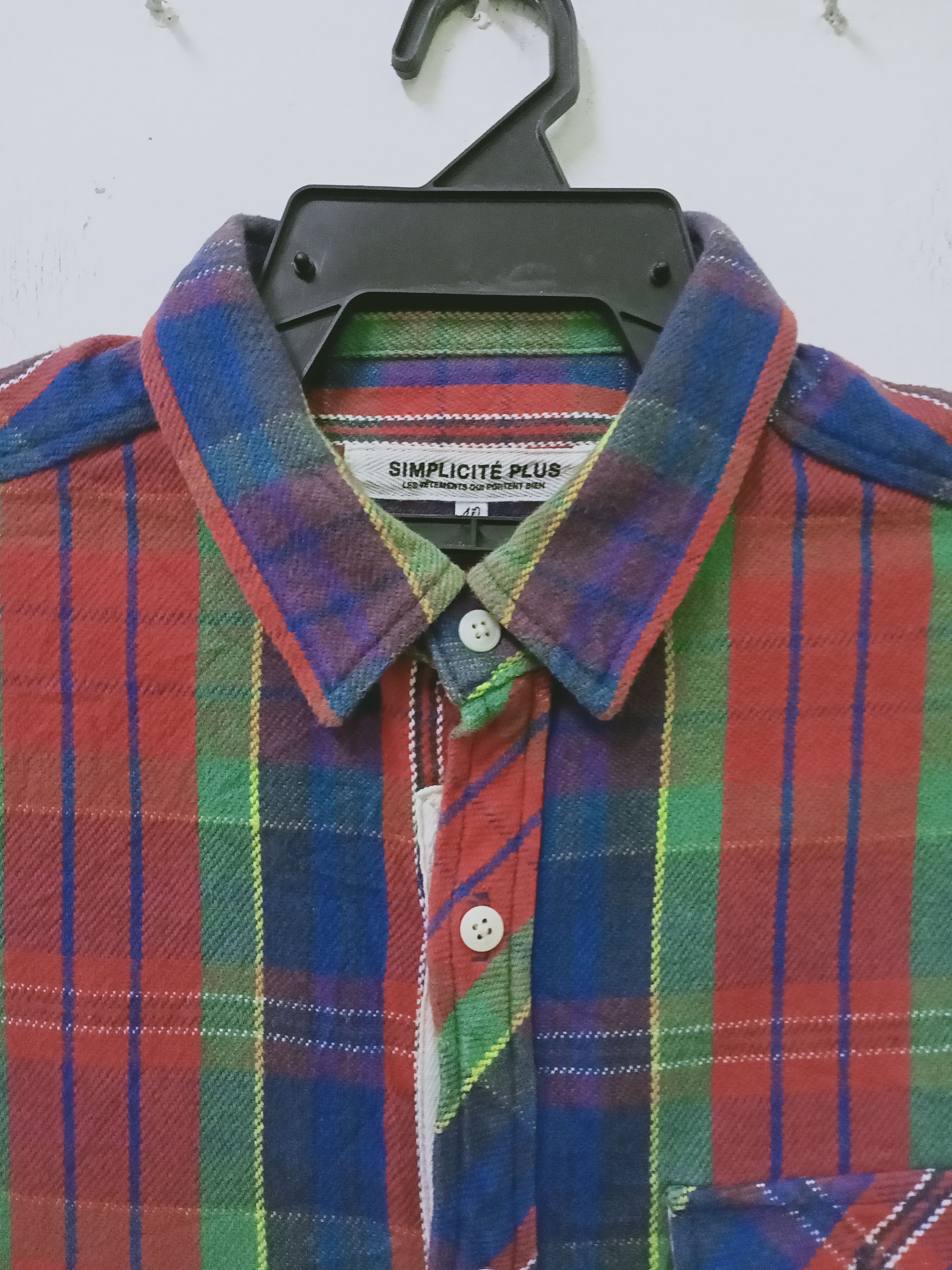 Flannel Simplicite Plus Plaid Flannel Shirt Button Up Size US M / EU 48-50 / 2 - 5 Thumbnail