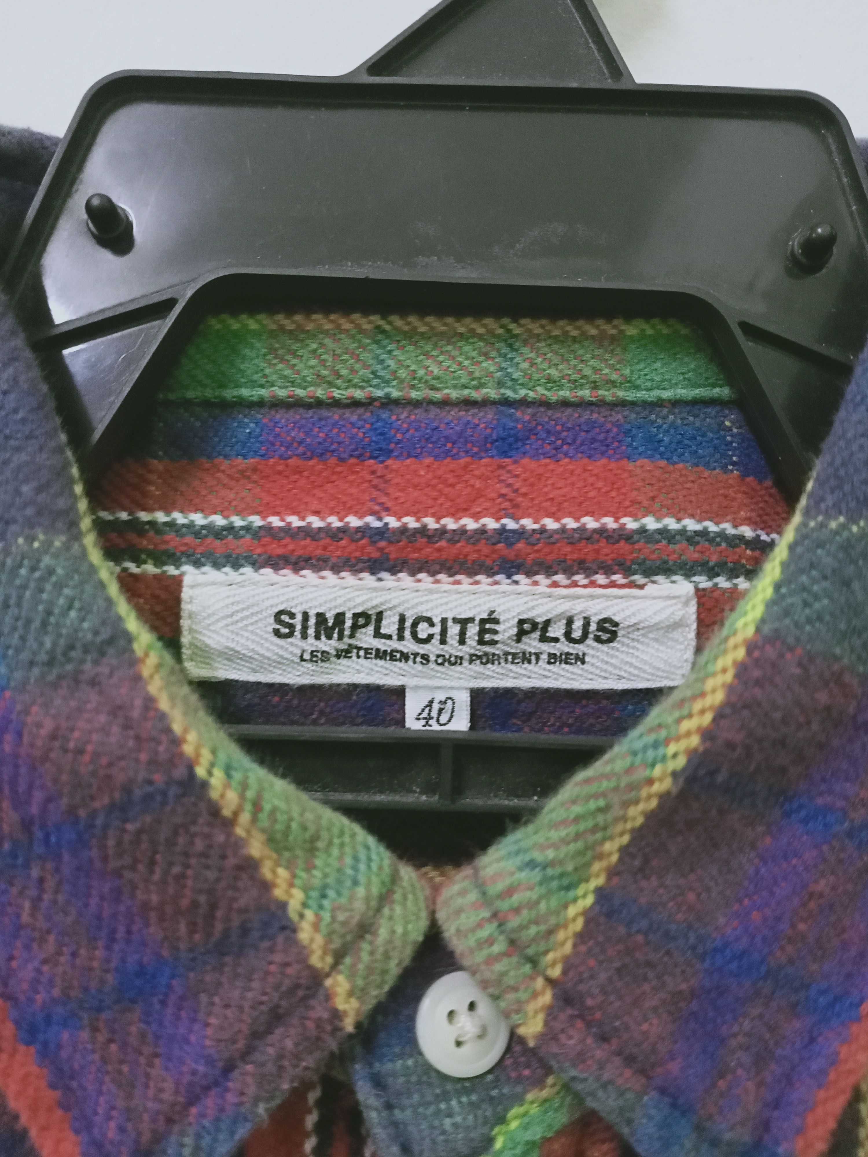 Flannel Simplicite Plus Plaid Flannel Shirt Button Up Size US M / EU 48-50 / 2 - 9 Thumbnail