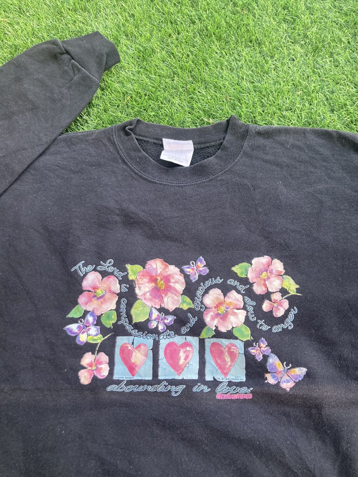 Hanes × Vintage VINTAGE HANES FLORAL PRINTED SWEATSHIRT Size US L / EU 52-54 / 3 - 3 Thumbnail