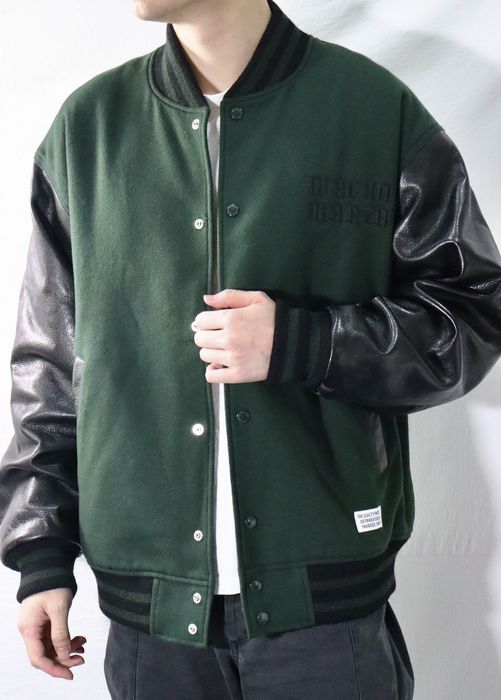 Wacko Maria Wacko Maria 23ss Leather Varsity Jacket sizeL | Grailed