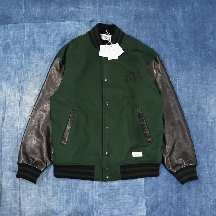 Wacko Maria Wacko Maria 23ss Leather Varsity Jacket sizeL | Grailed