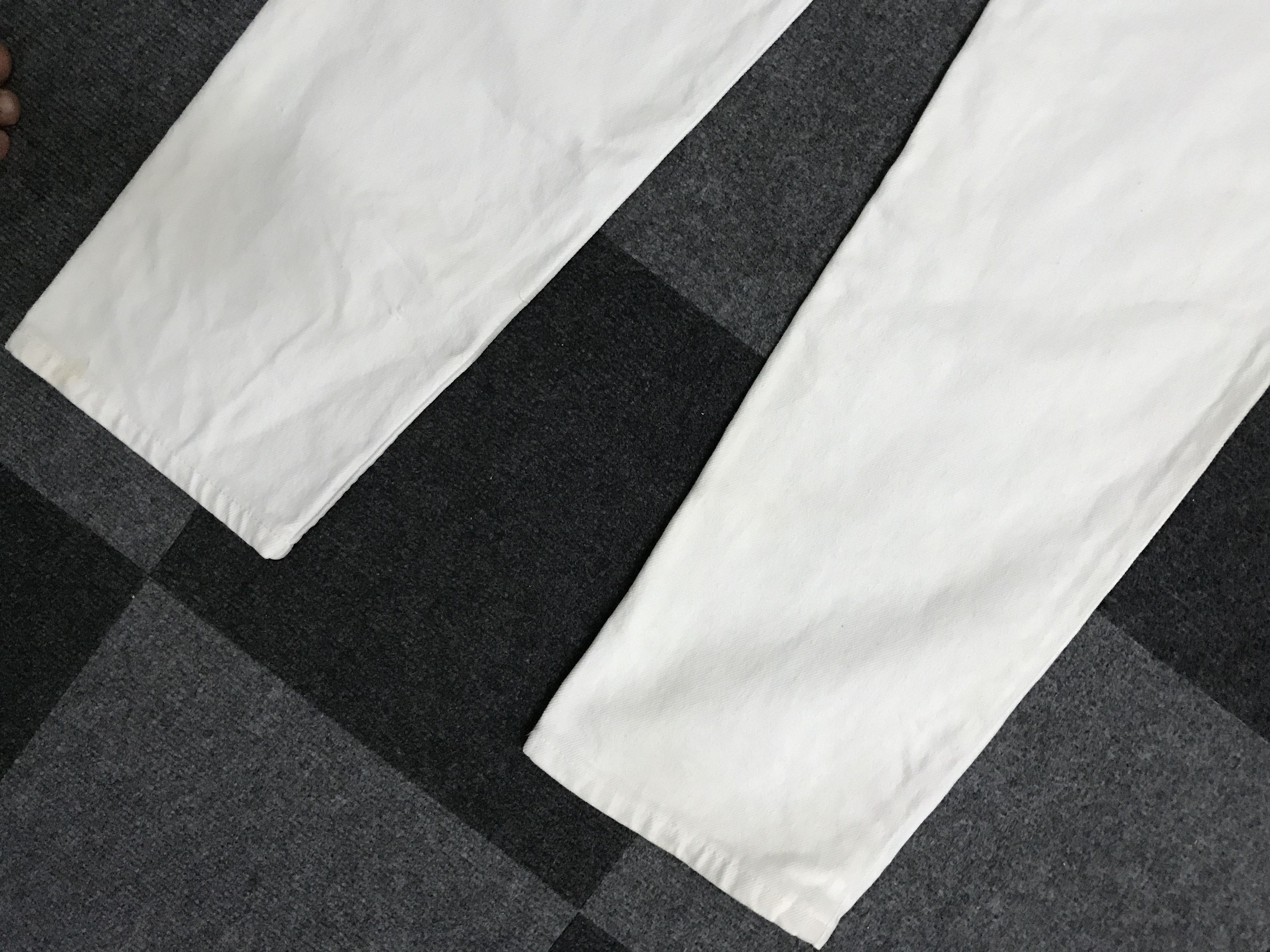 Levi's VLEV103 - Vintage Levis 501 White Jeans Size 29" - 10 Thumbnail
