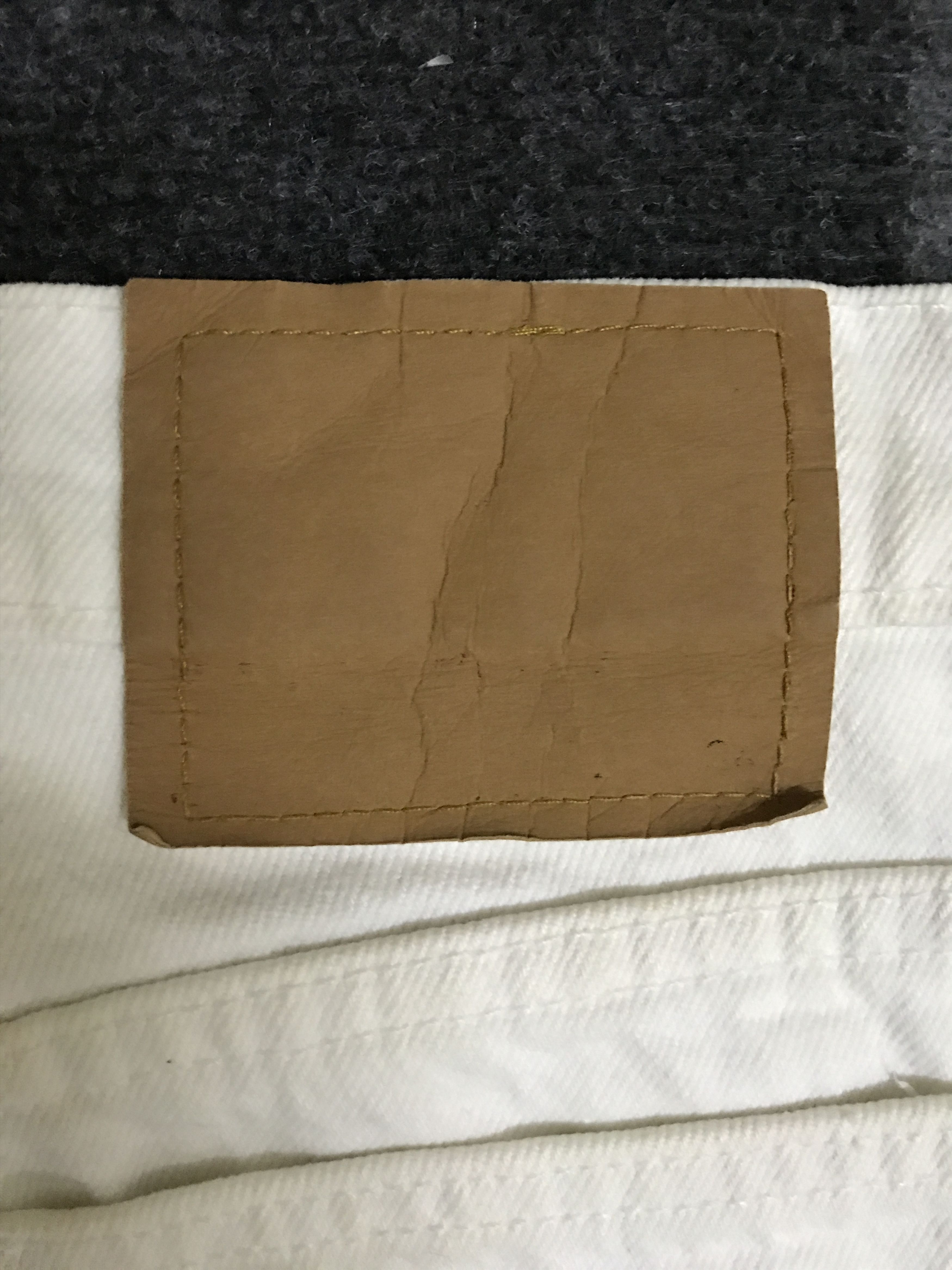 Levi's VLEV103 - Vintage Levis 501 White Jeans Size 29" - 12 Thumbnail