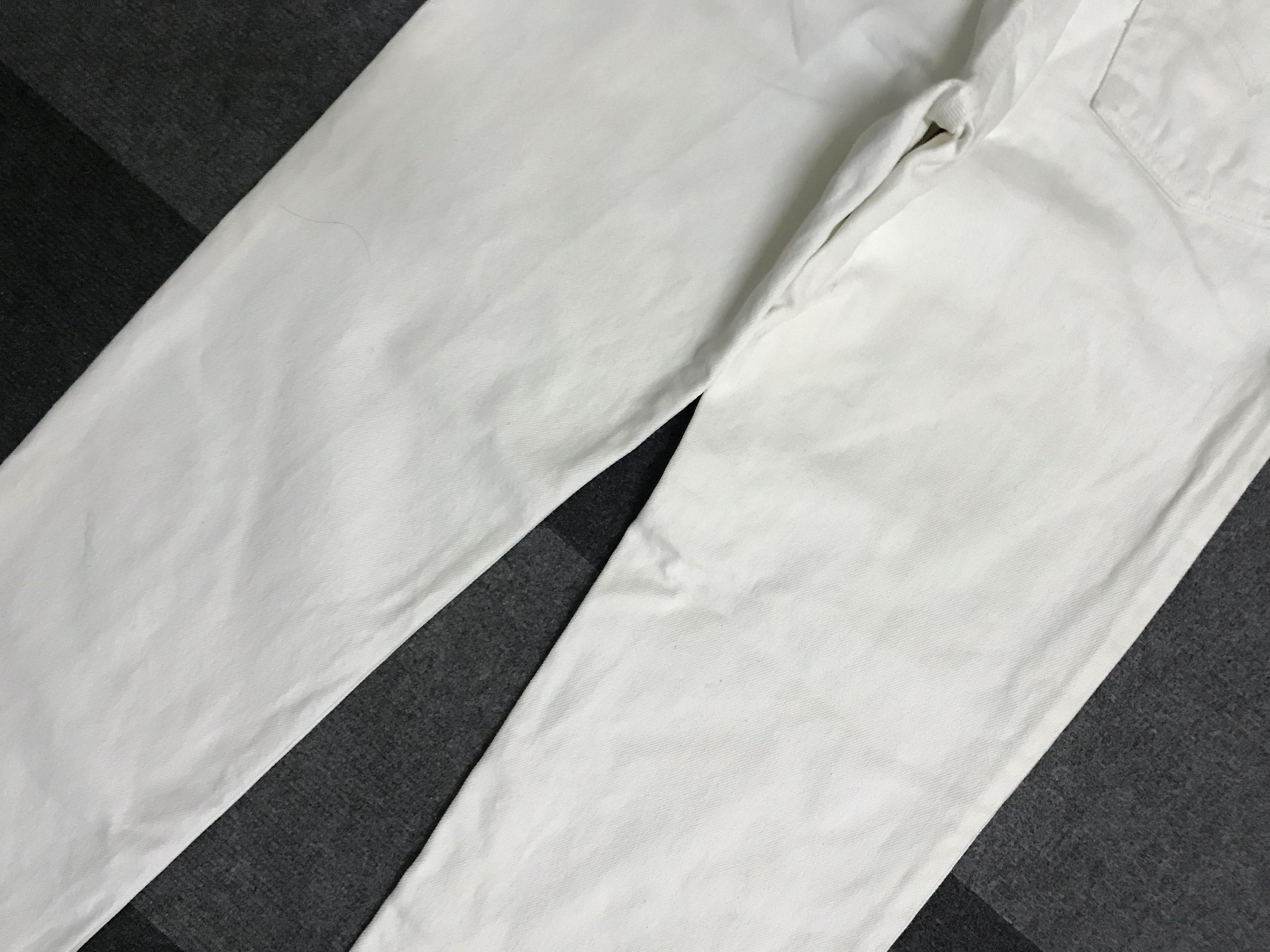 Levi's VLEV103 - Vintage Levis 501 White Jeans Size 29" - 9 Thumbnail