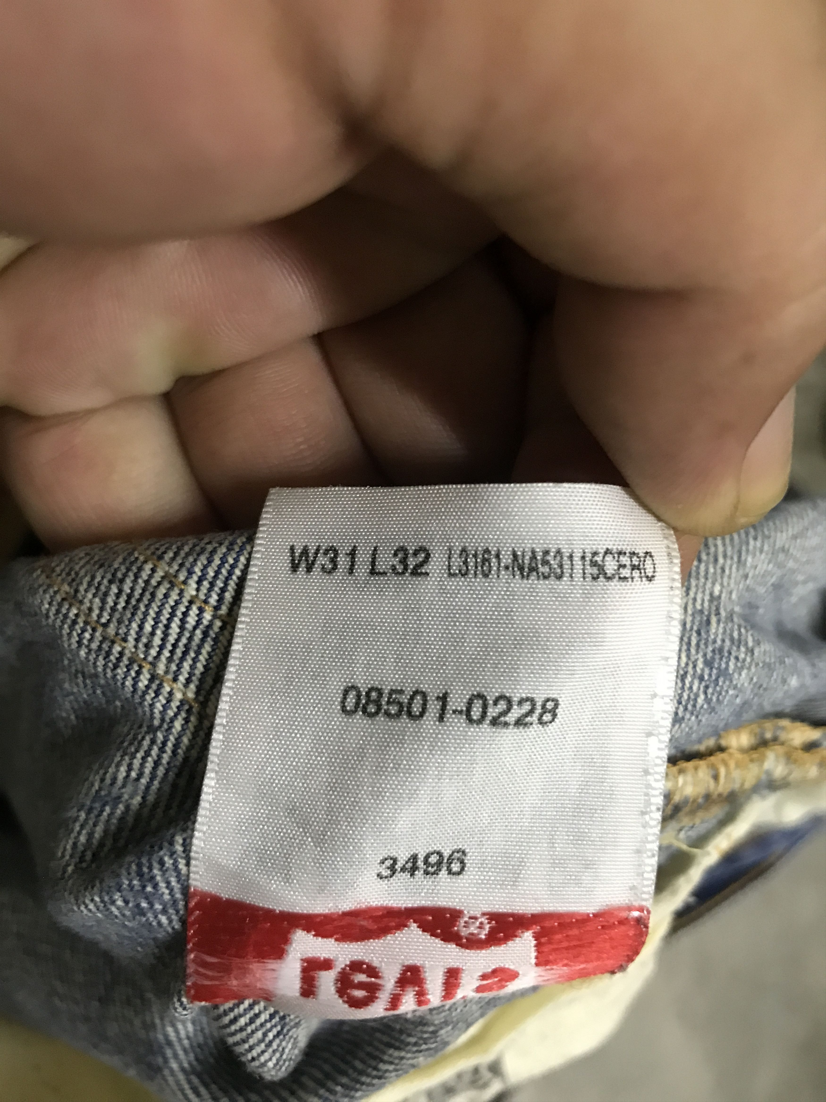 Levi's VLEV126-Levis 501 Medius Wash Distressed Jeans Size US 32 / EU 48 - 17 Thumbnail