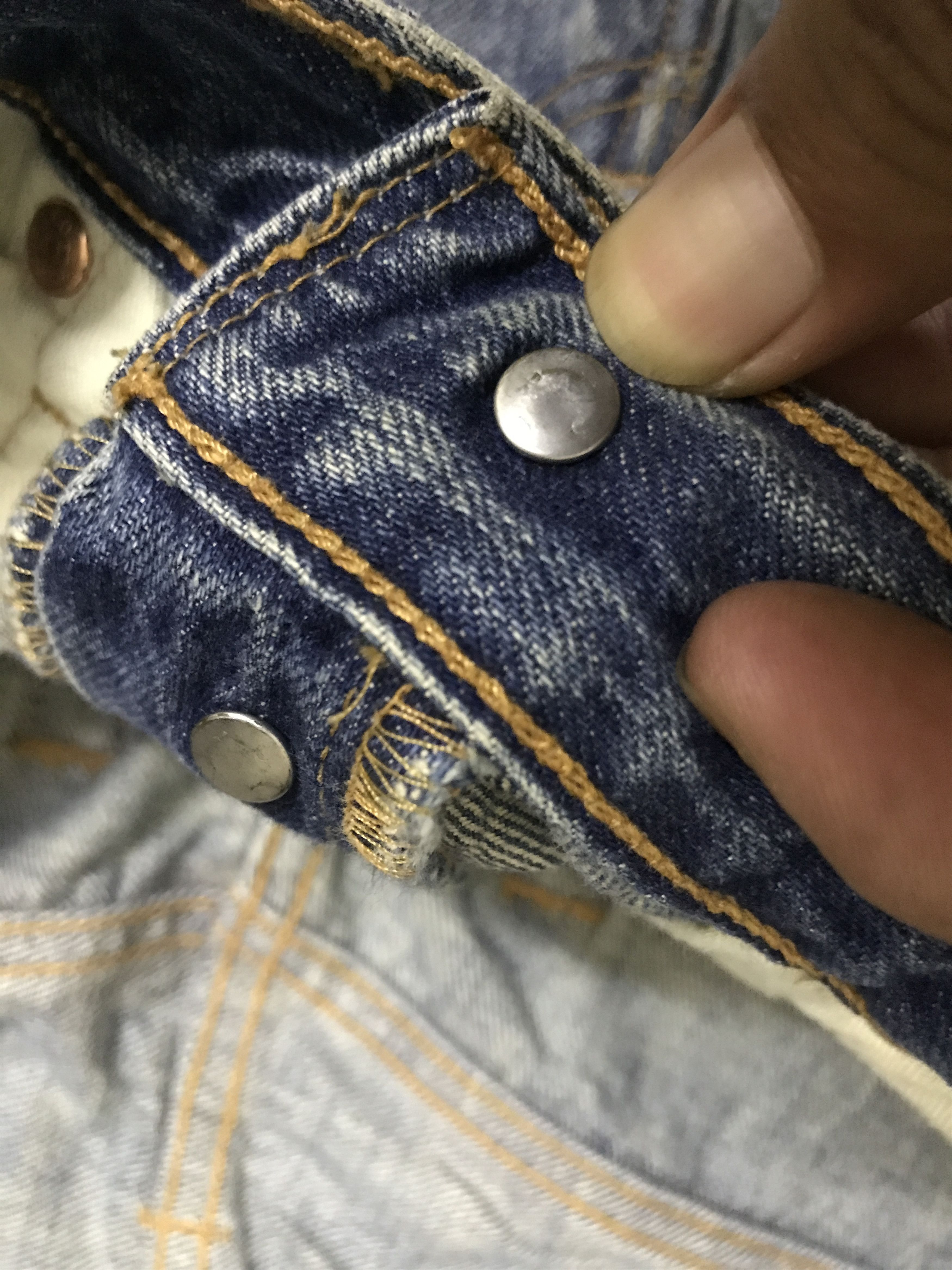 Levi's VLEV126-Levis 501 Medius Wash Distressed Jeans Size US 32 / EU 48 - 8 Thumbnail