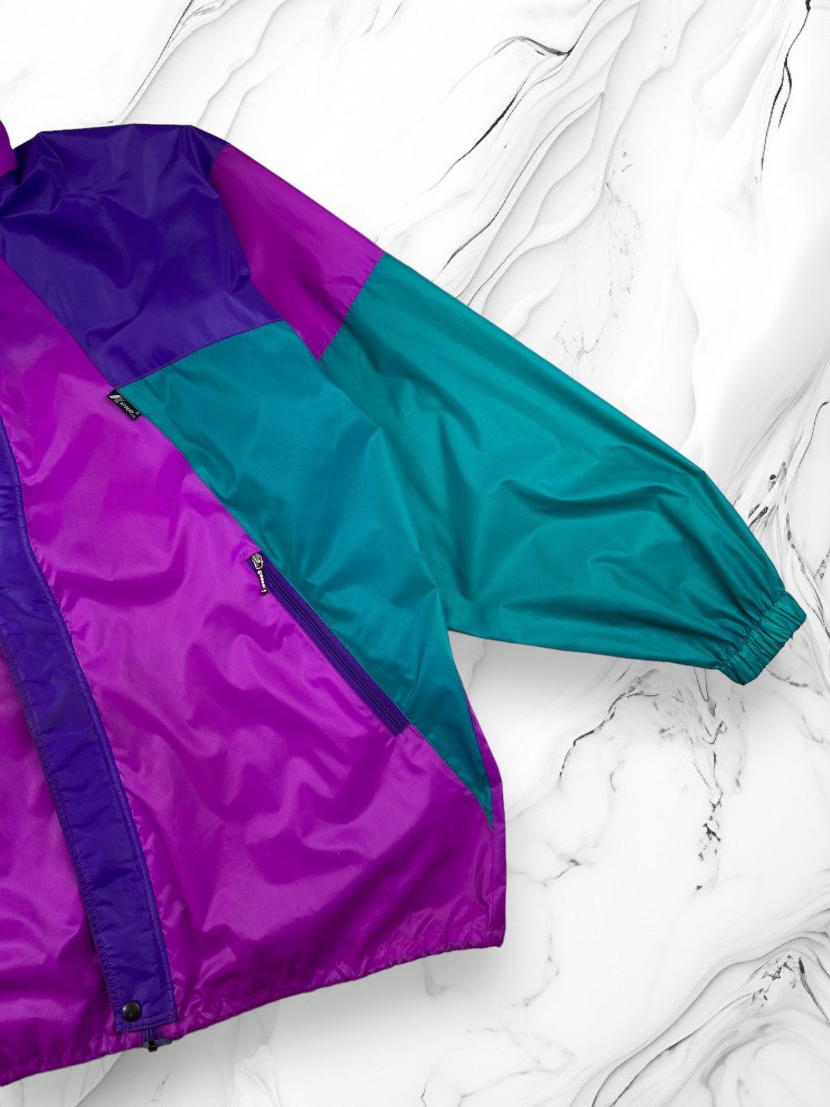 K-Way Mens Vintage Kway International Packable Windbreaker Jacket Size US XXL / EU 58 / 5 - 4 Thumbnail