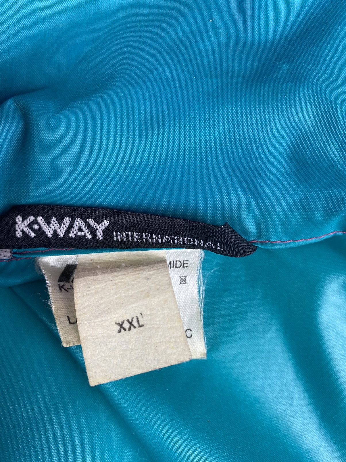 K-Way Mens Vintage Kway International Packable Windbreaker Jacket Size US XXL / EU 58 / 5 - 14 Thumbnail